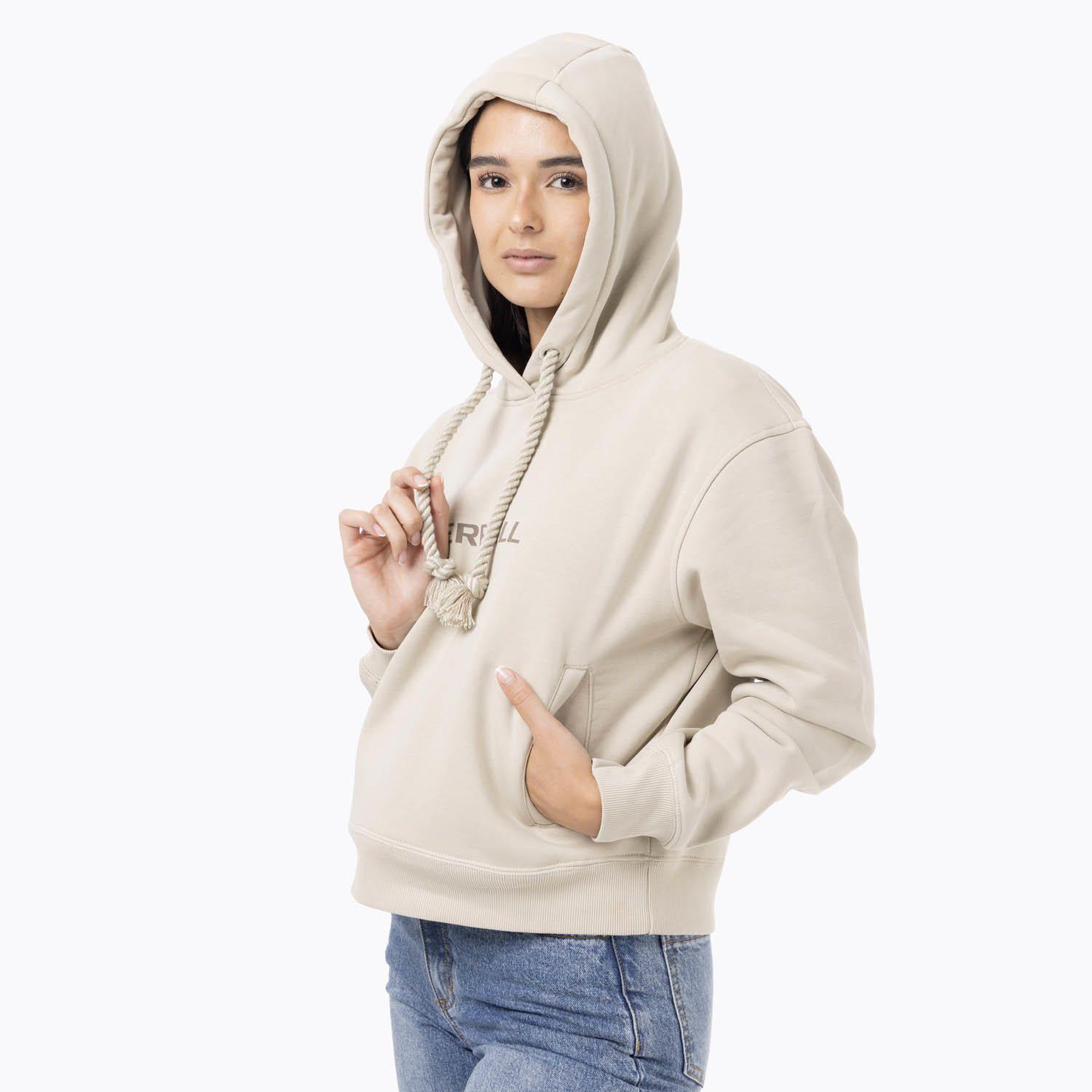 Polerón Mujer Logo Hoodie Beige-5