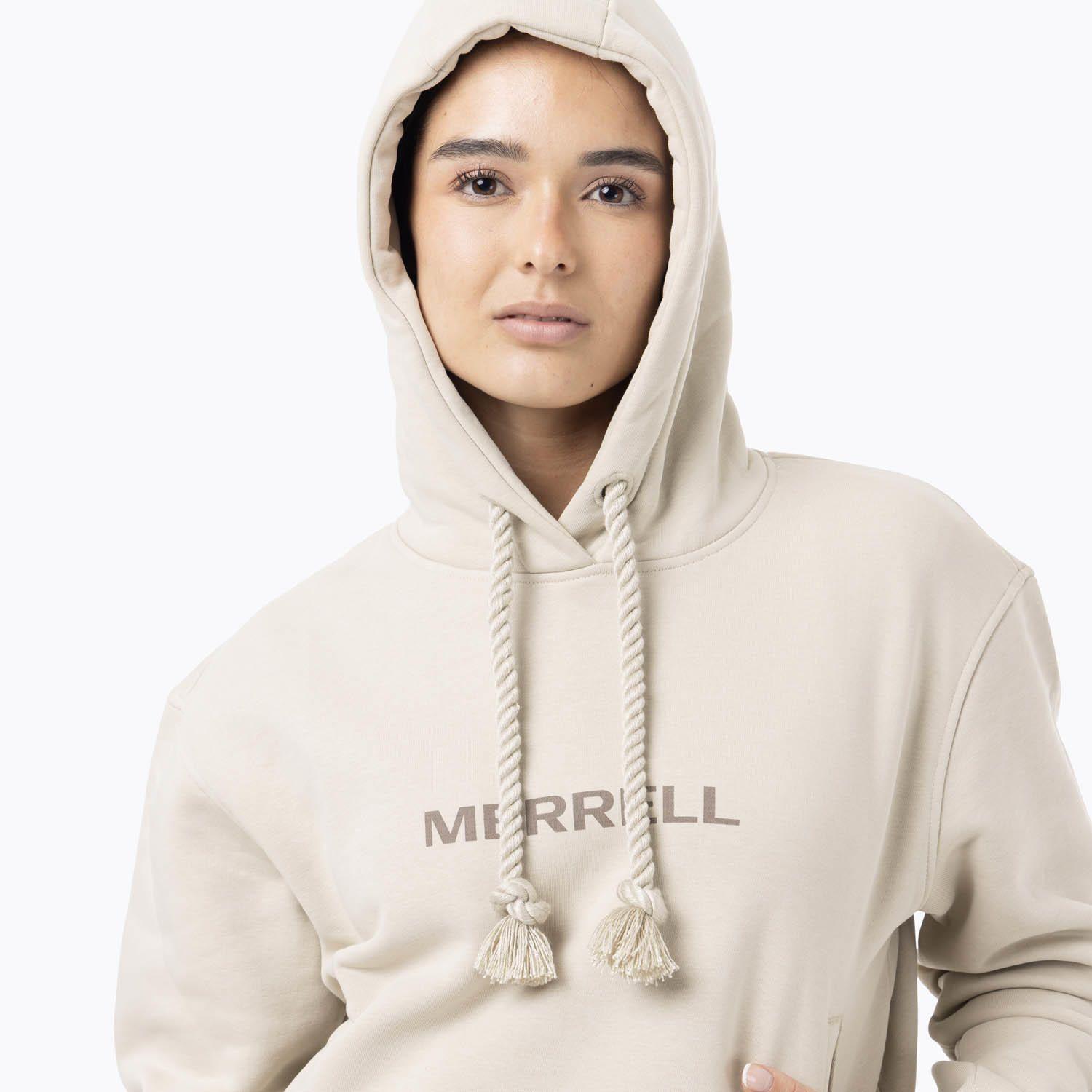 Polerón Mujer Logo Hoodie Beige-6