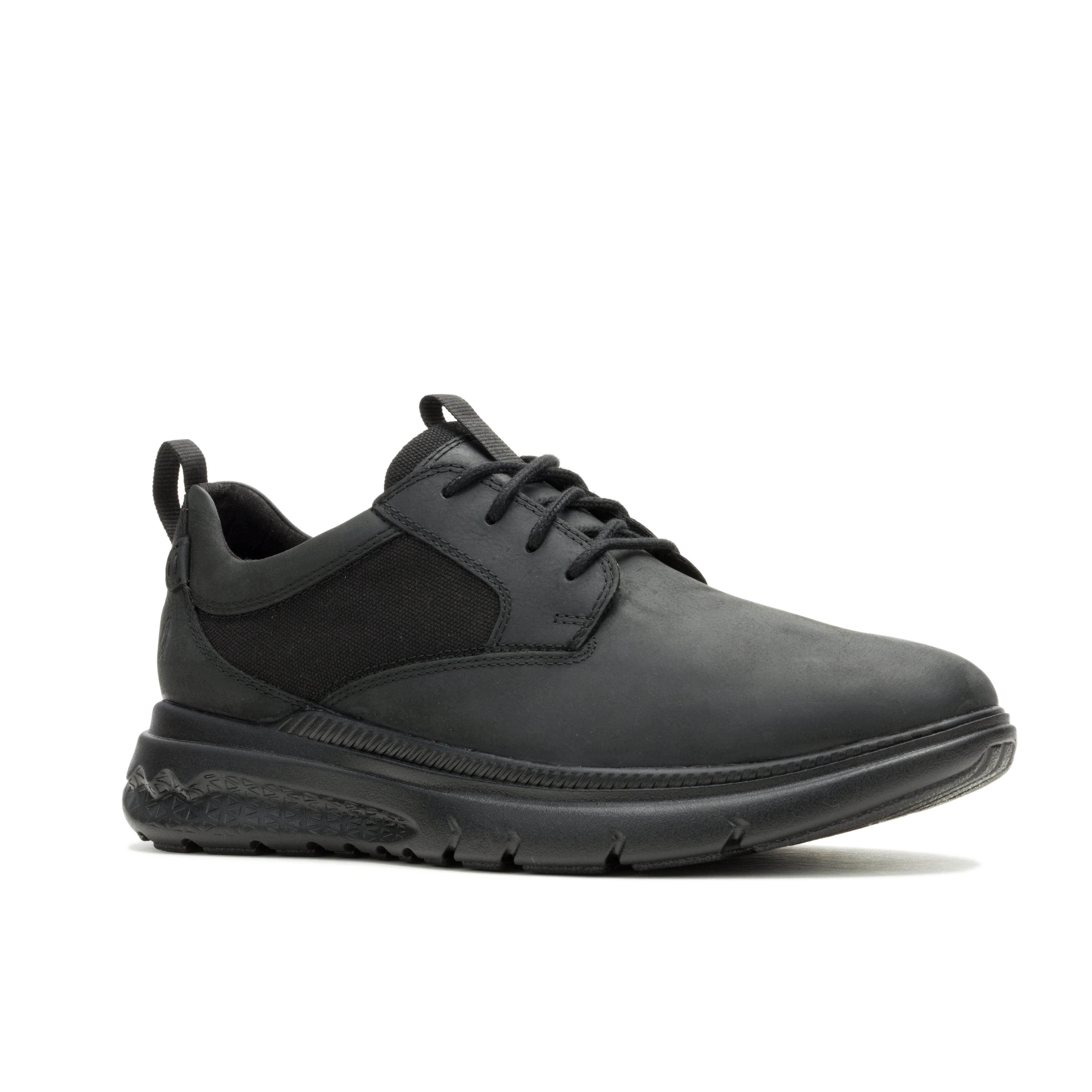Zapatilla Cuero Hombre Laceup Negro-0