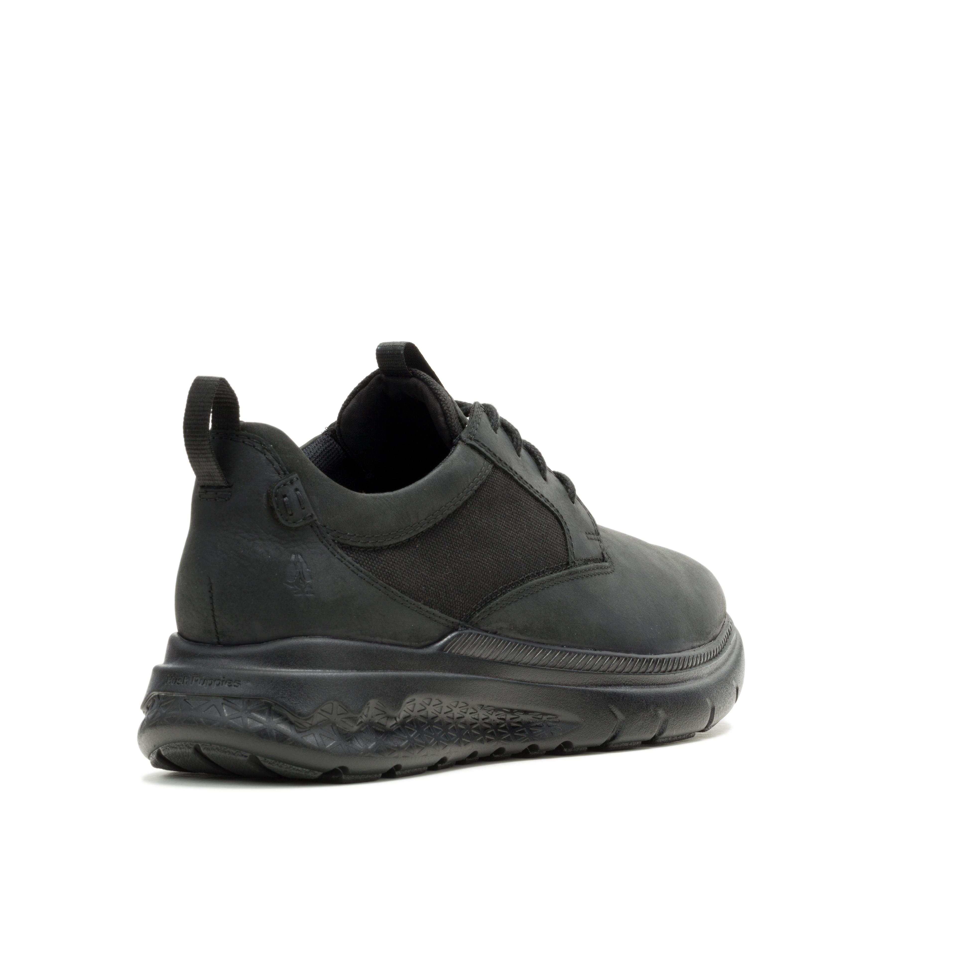 Zapatilla Cuero Hombre Laceup Negro-3