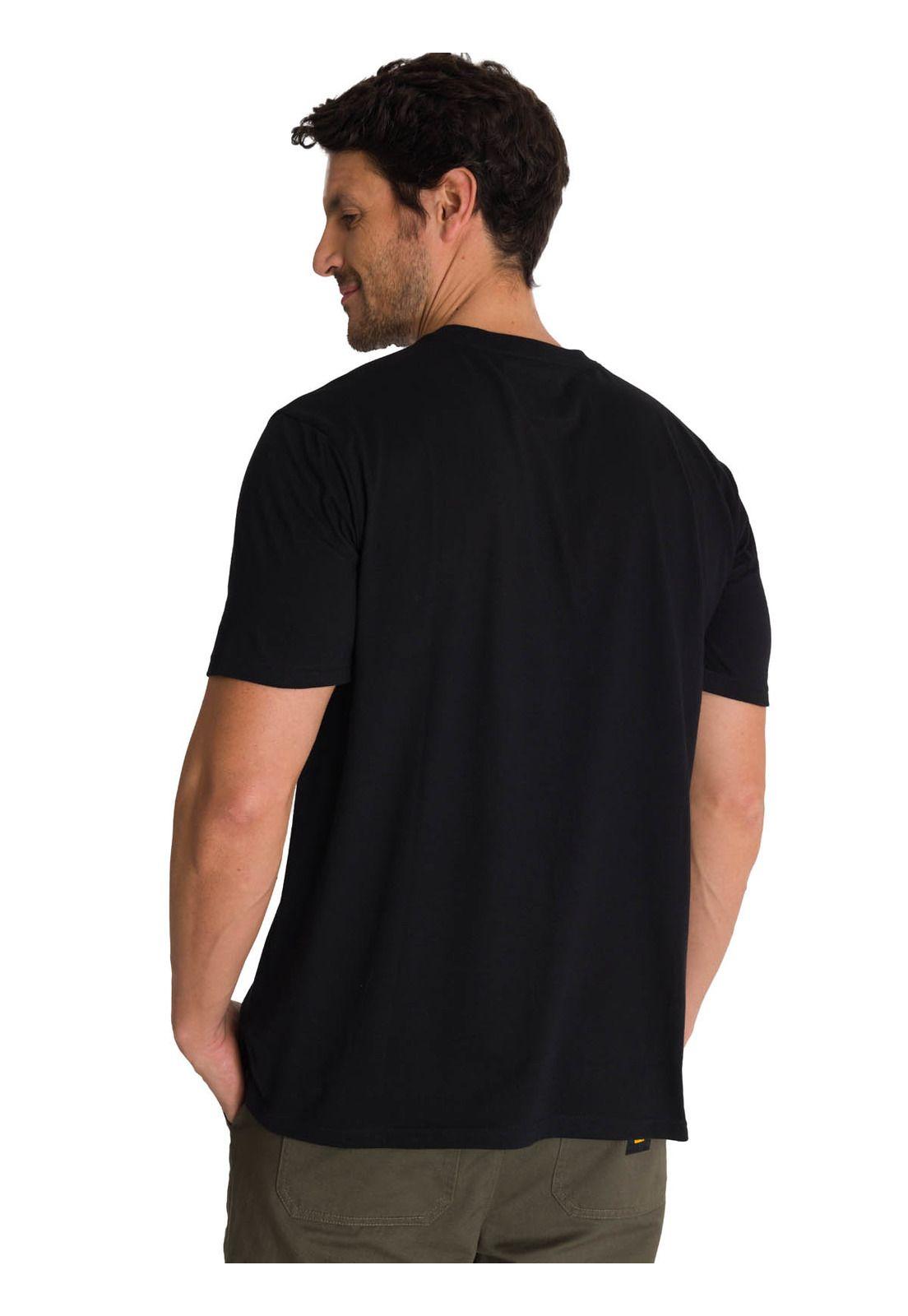 Polera Manga Corta Hombre Everyday Workwear Negro-3