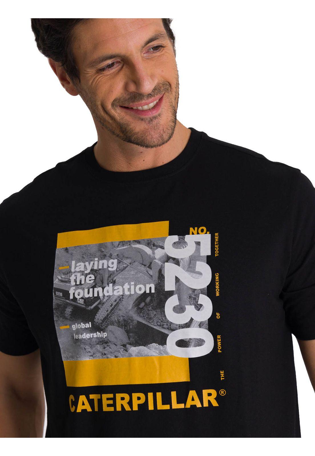 Polera Manga Corta Hombre Everyday Workwear Negro-4
