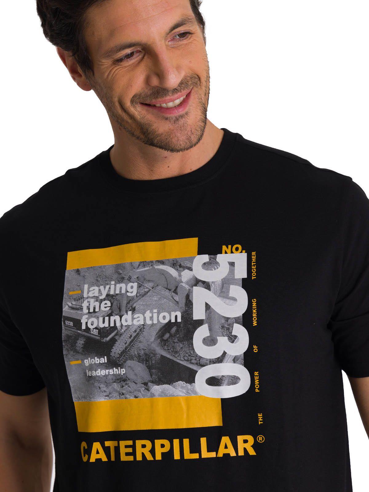 Polera Manga Corta Hombre Everyday Workwear Negro-4