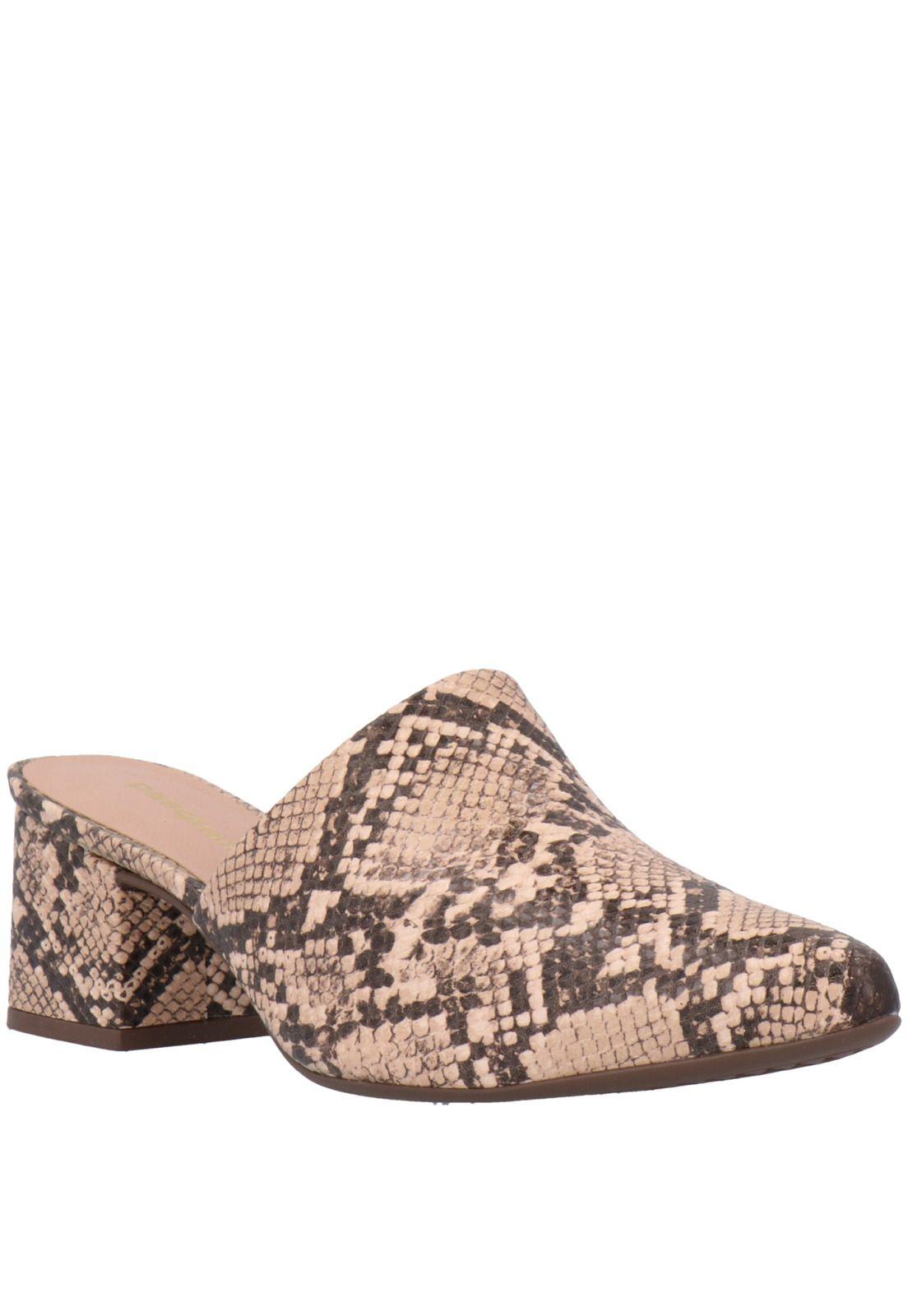 Puntilla Anna Pitón Beige Mujer-1