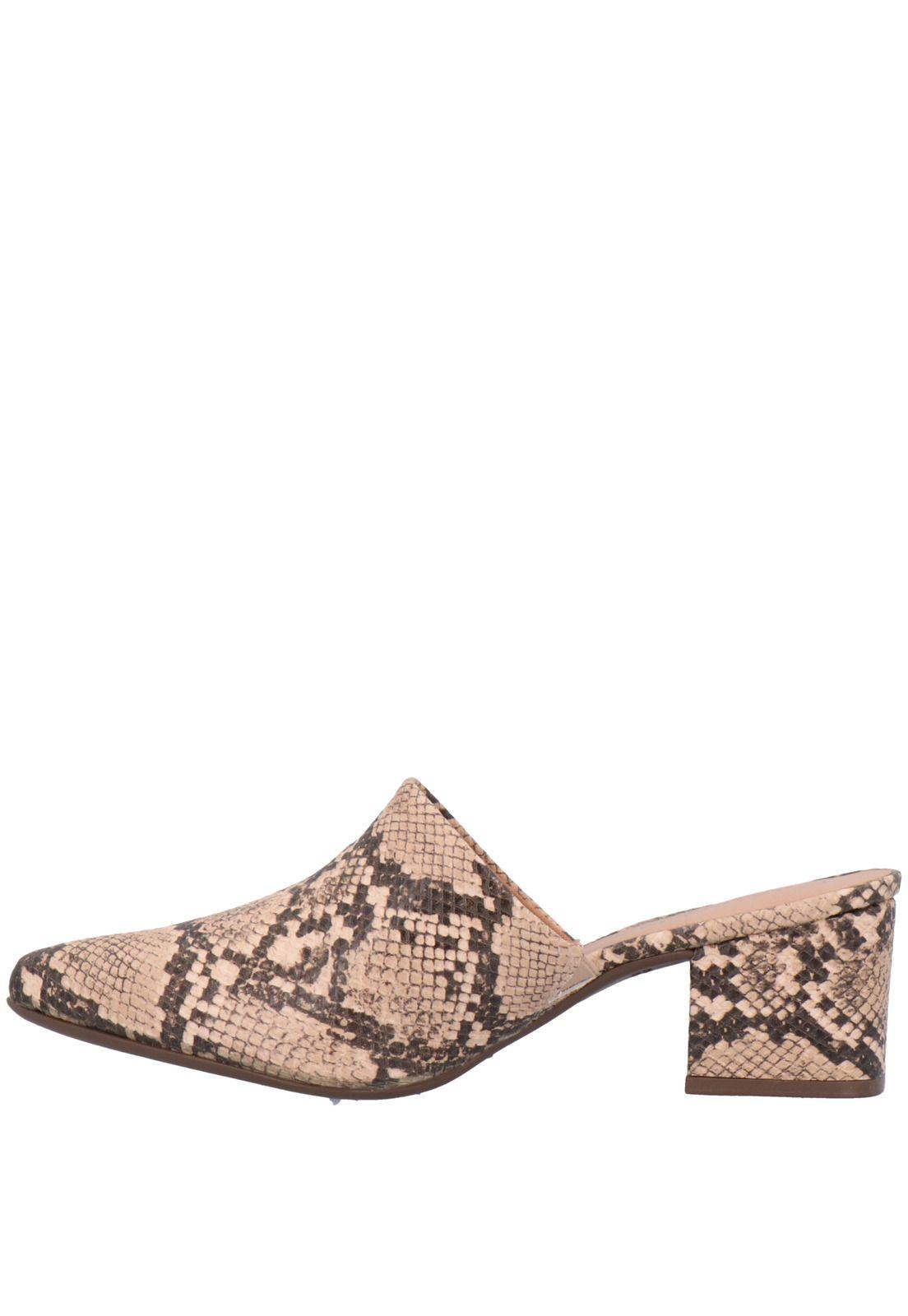 Puntilla Anna Pitón Beige Mujer-4