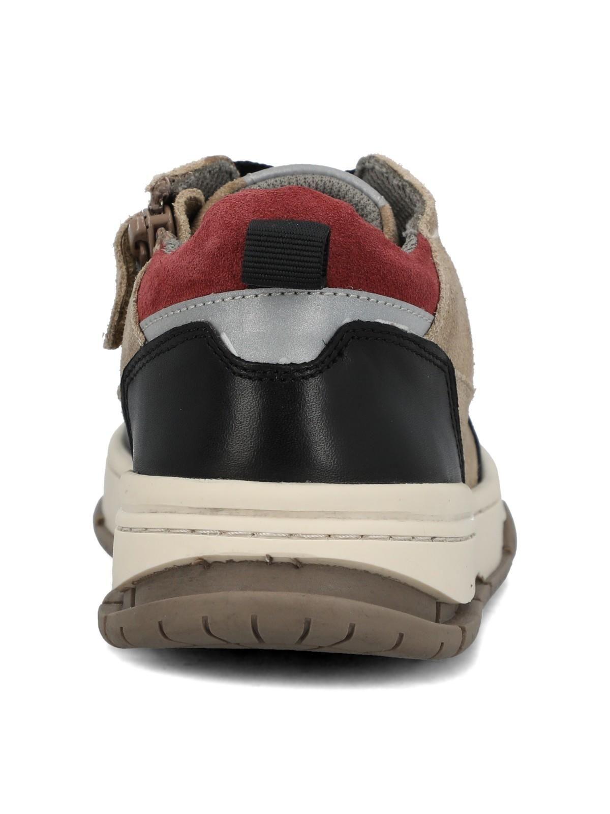 Zapatilla Cuero Niño Cameo Gris-6