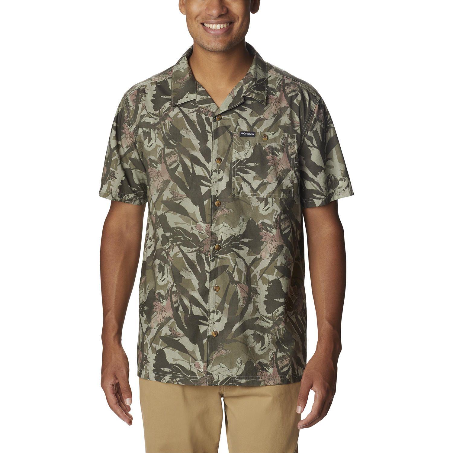 Camisa M/C Pine Canyon Short S Verde Musgo Hombre-0