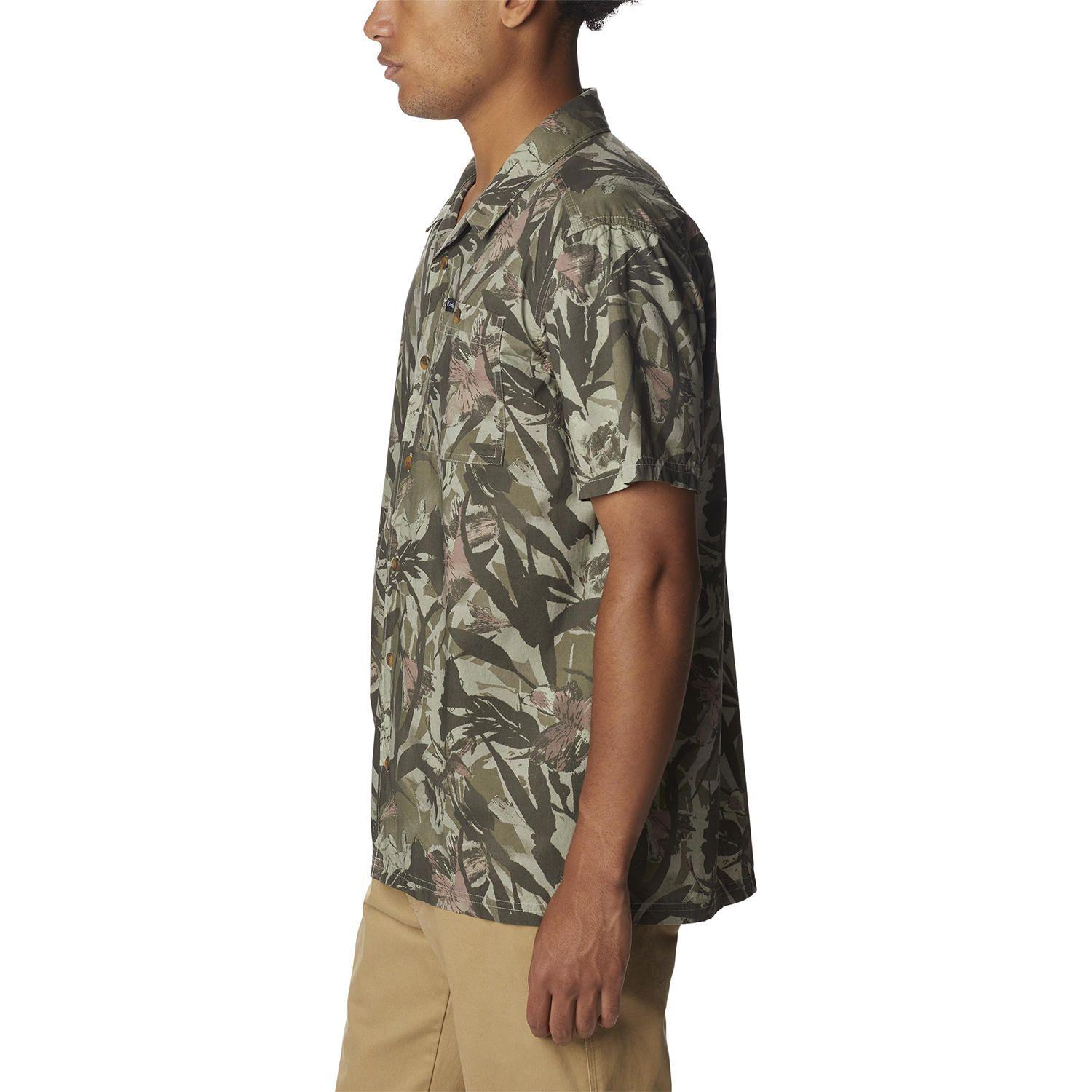 Camisa M/C Pine Canyon Short S Verde Musgo Hombre-1