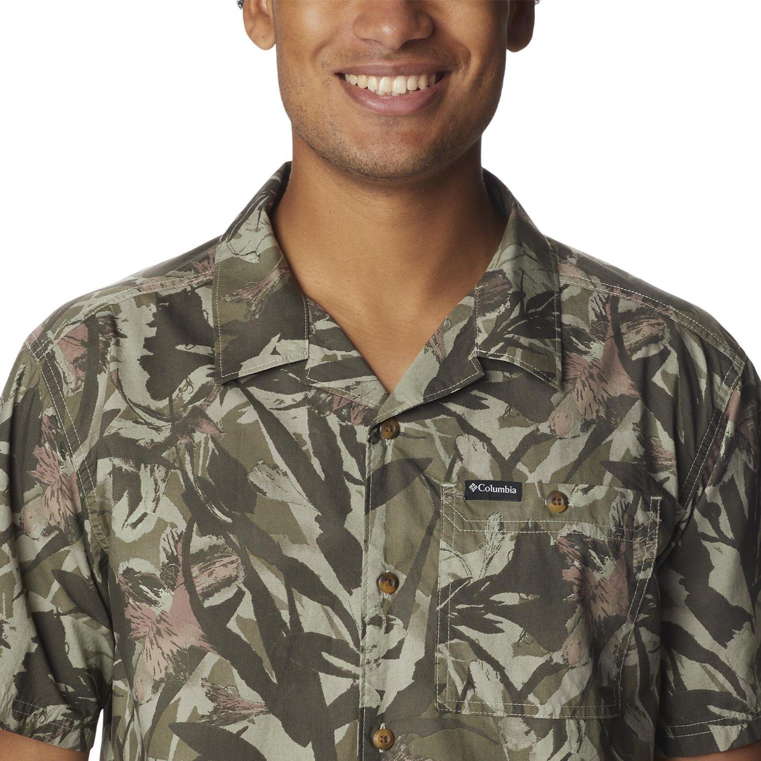 Camisa M/C Pine Canyon Short S Verde Musgo Hombre-4