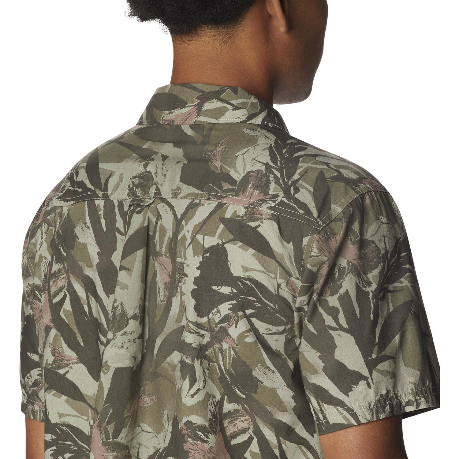 Camisa M/C Pine Canyon Short S Verde Musgo Hombre-5
