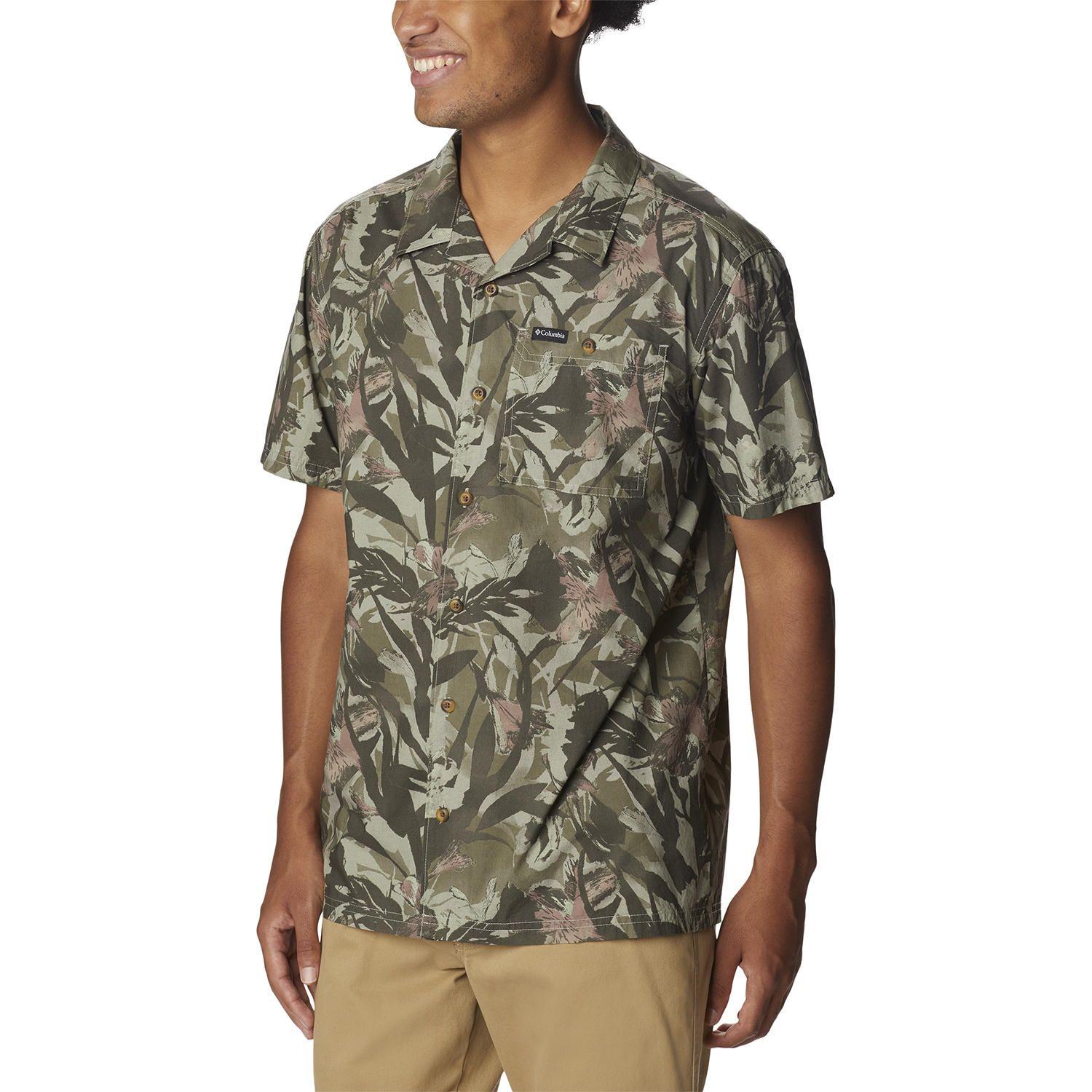 Camisa M/C Pine Canyon Short S Verde Musgo Hombre-6