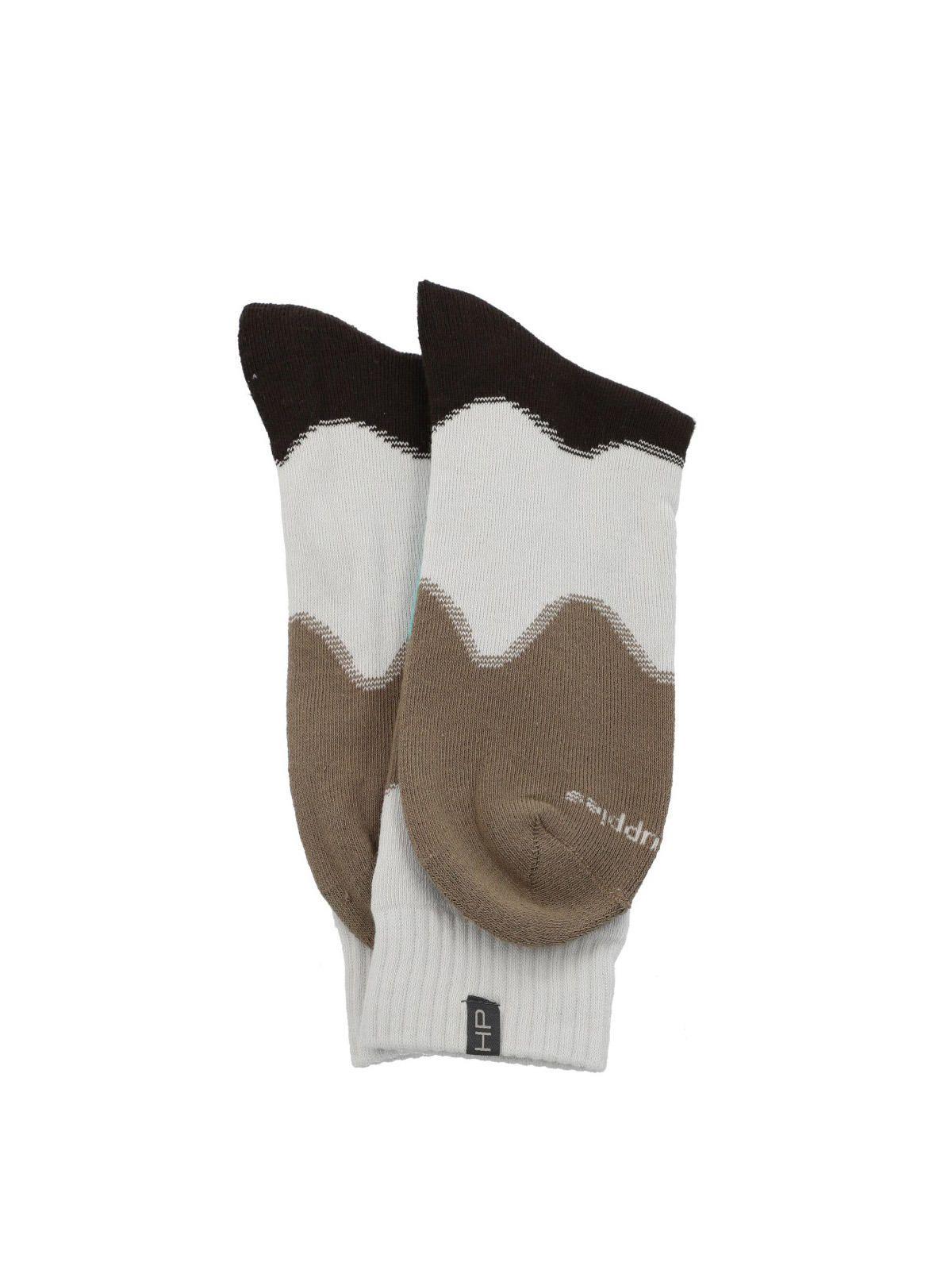 Calcetín Algodón Hombre Heavy Curva Verde-2