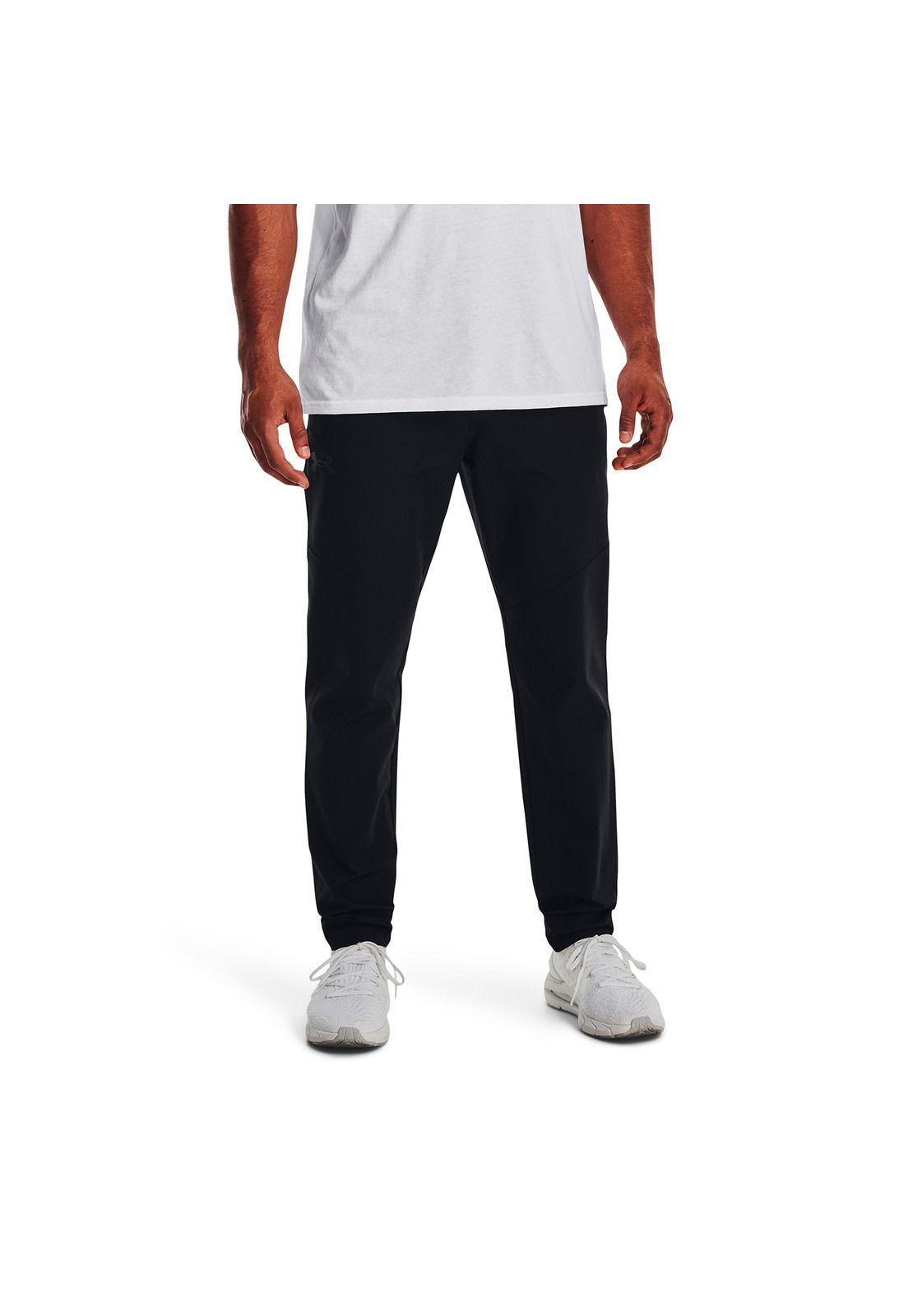 Pantalon Buzo Portstyle Elite Tapered Negro Hombre-3