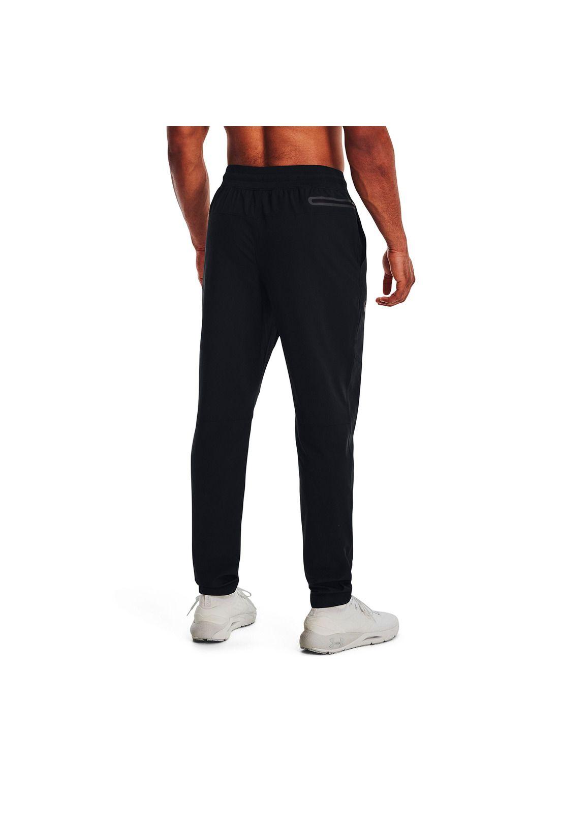 Pantalon Buzo Portstyle Elite Tapered Negro Hombre-4