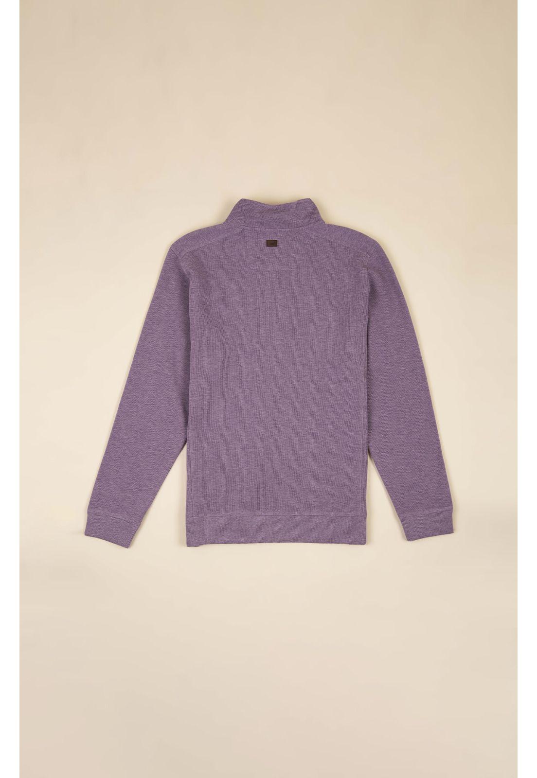 Polerón Algodón Orgánic Hombre Marbella Morado-1