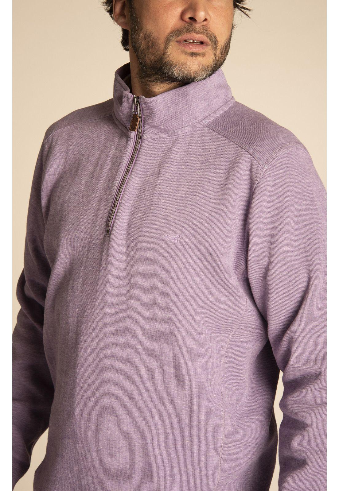 Polerón Algodón Orgánic Hombre Marbella Morado-3