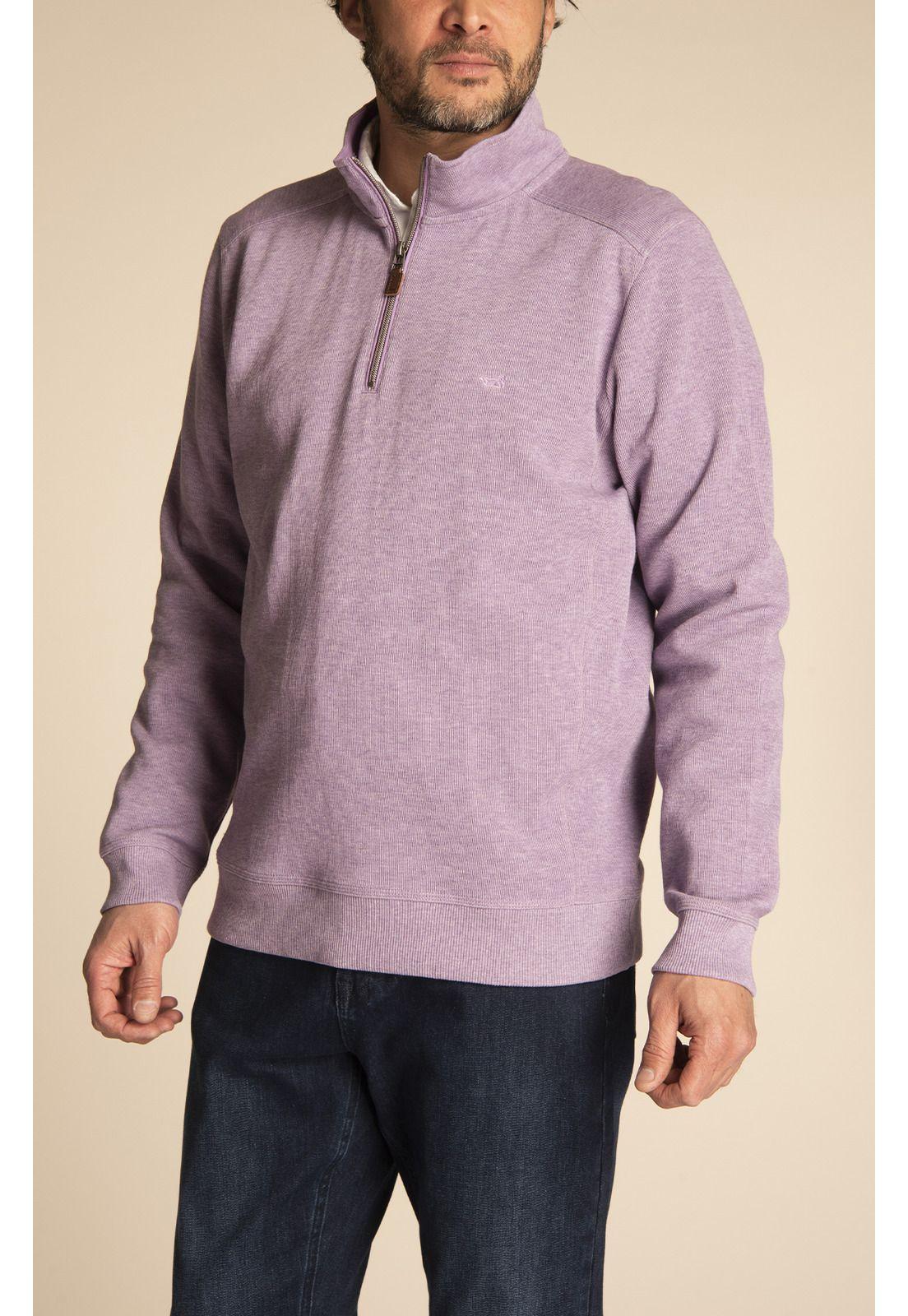 Polerón Algodón Orgánic Hombre Marbella Morado-5