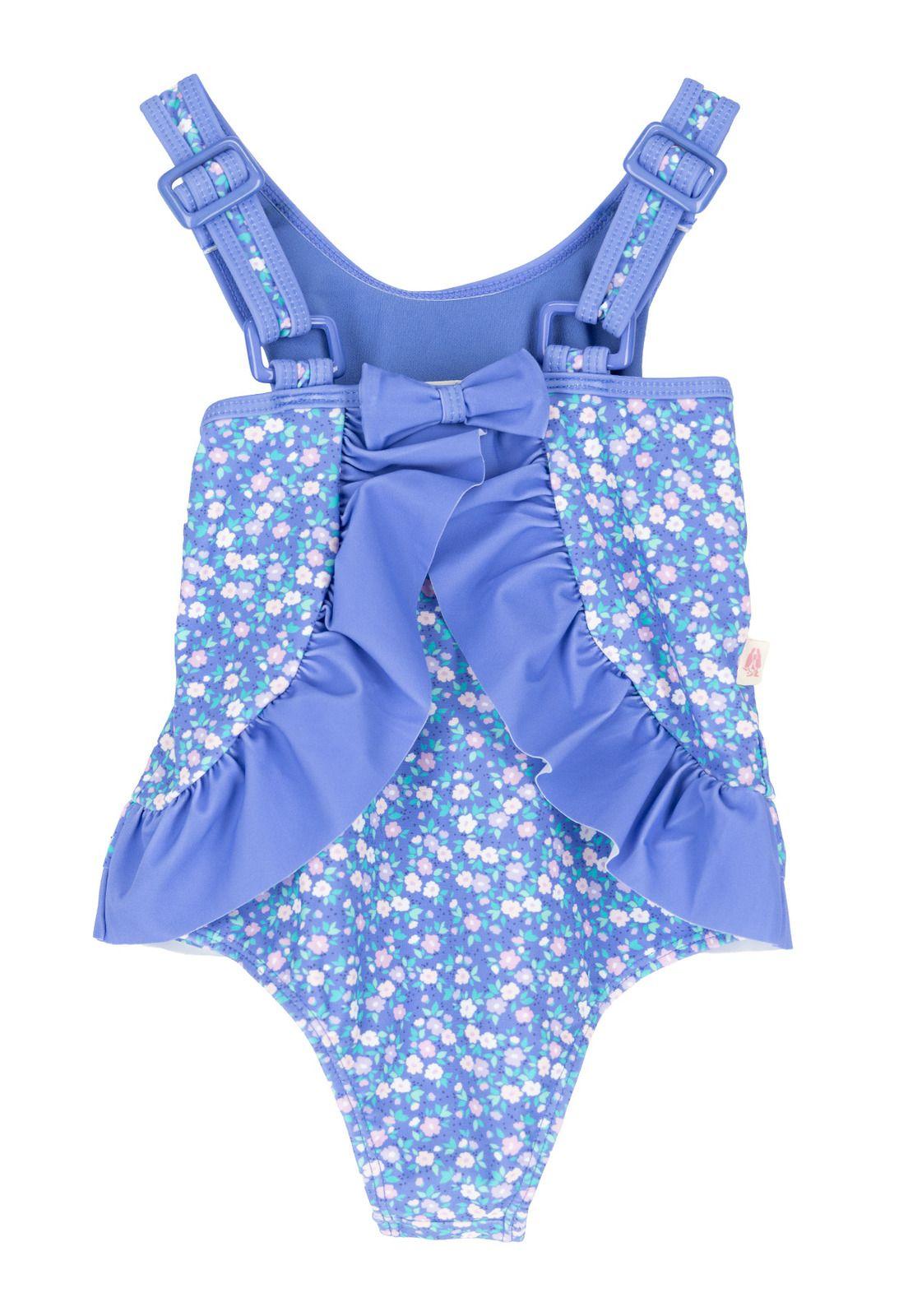 Traje De Baño Niña Nina Azul-5