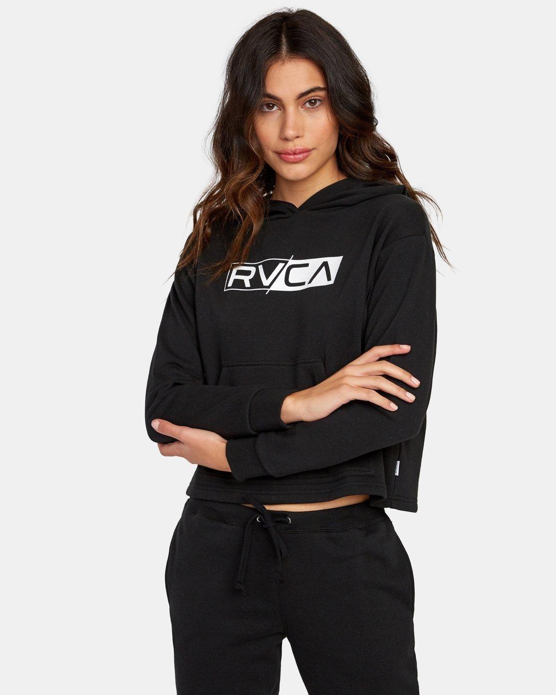 Polerón Mujer Lateral Hoodie Negro-2