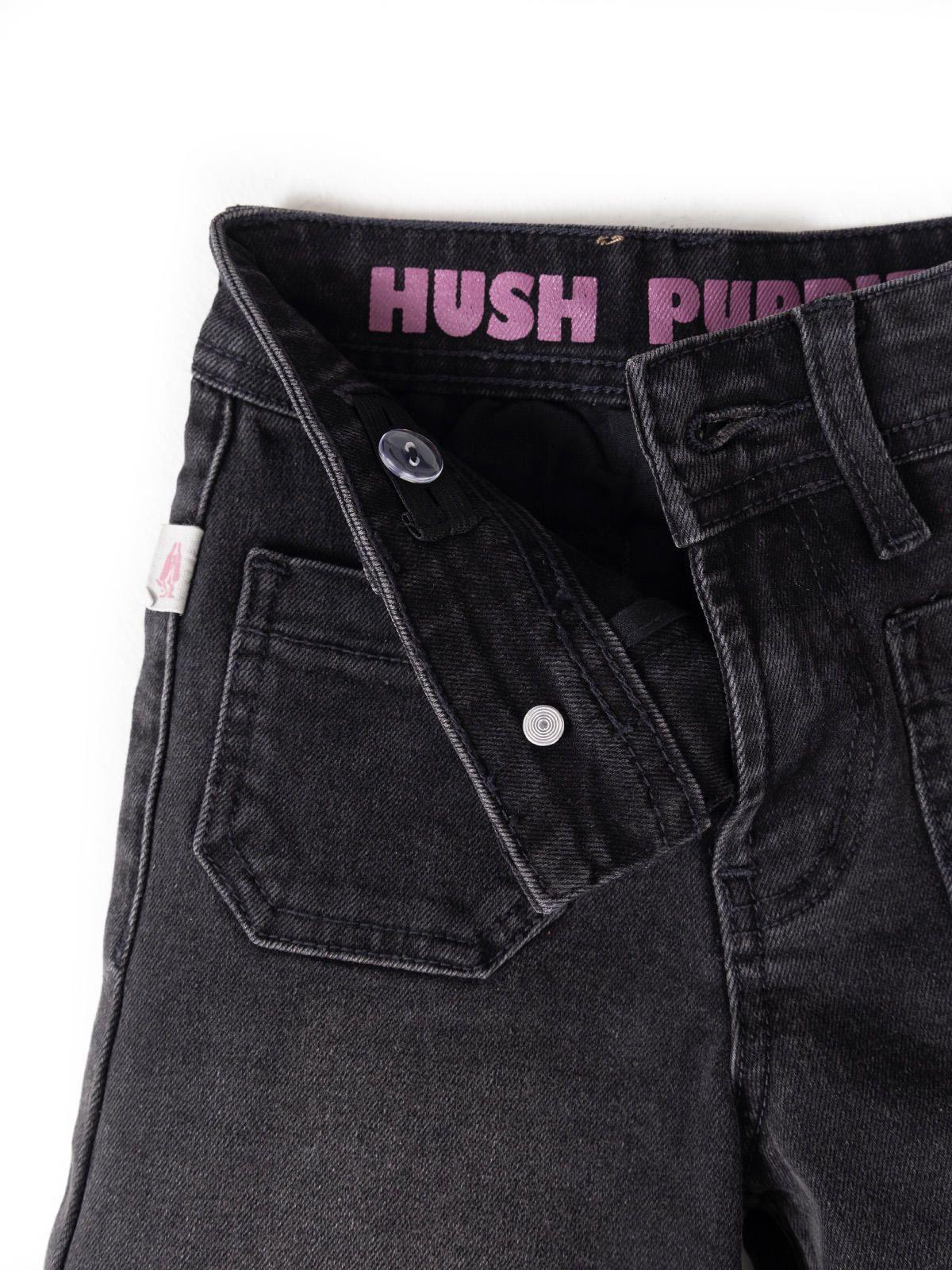 Jeans Niña Pipa Negro-3
