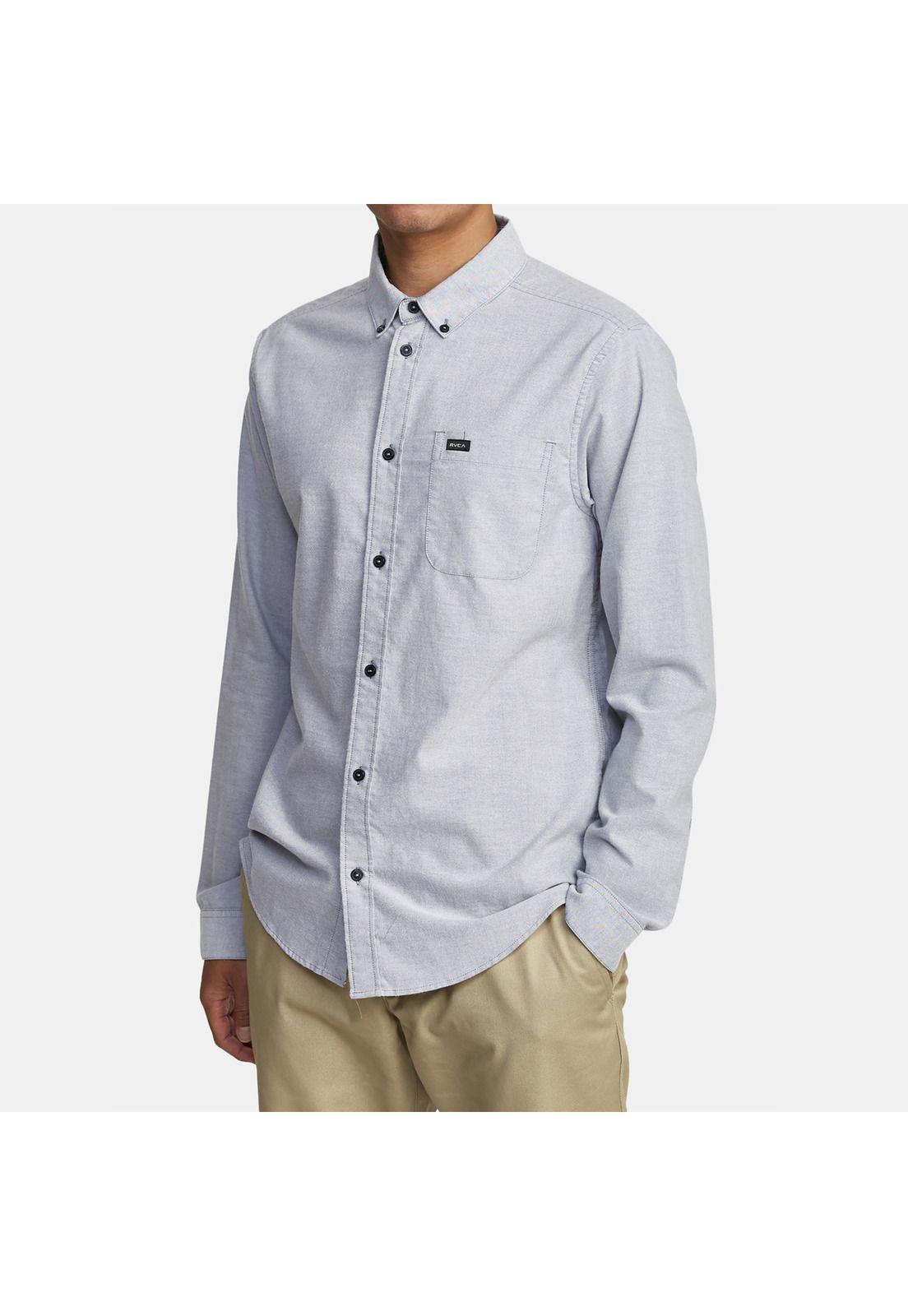 Camisa M/L Hombre Thatll Do Stret M Wv Celeste-3