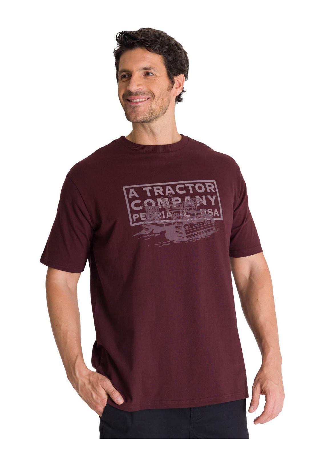 Polera Manga Corta Hombre Heritage Tractor Morado-0