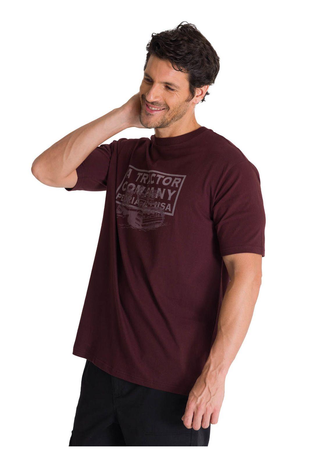 Polera Manga Corta Hombre Heritage Tractor Morado-1
