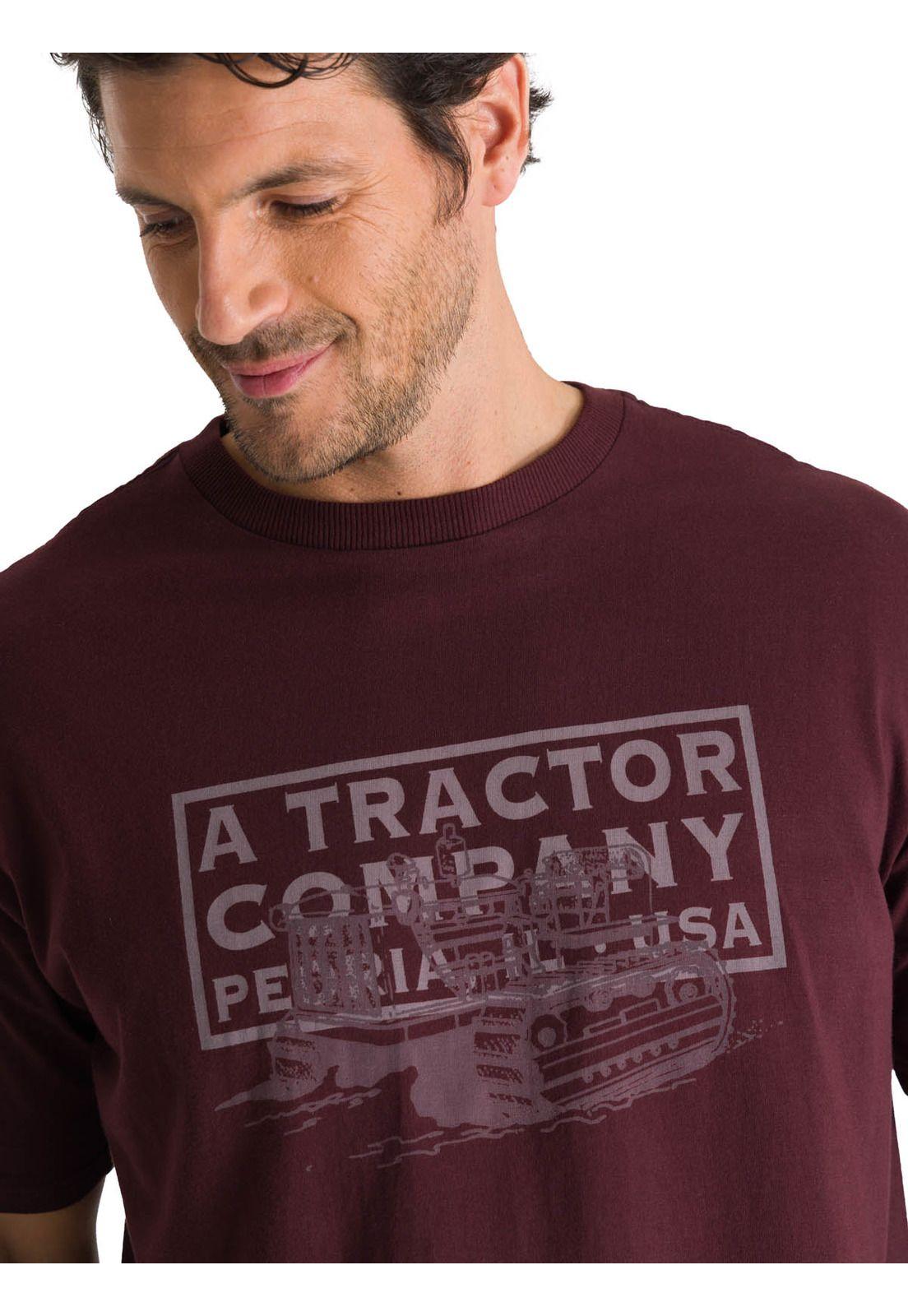 Polera Manga Corta Hombre Heritage Tractor Morado-4