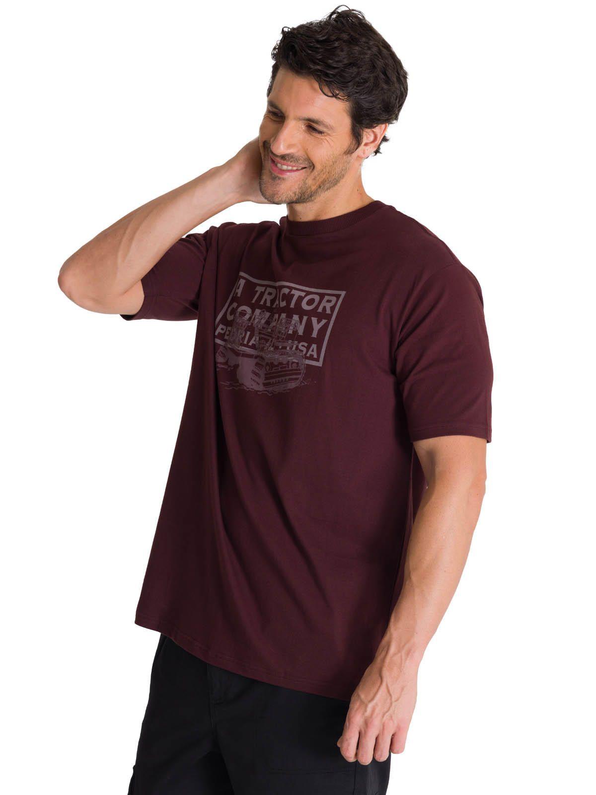 Polera Manga Corta Hombre Heritage Tractor Morado-1