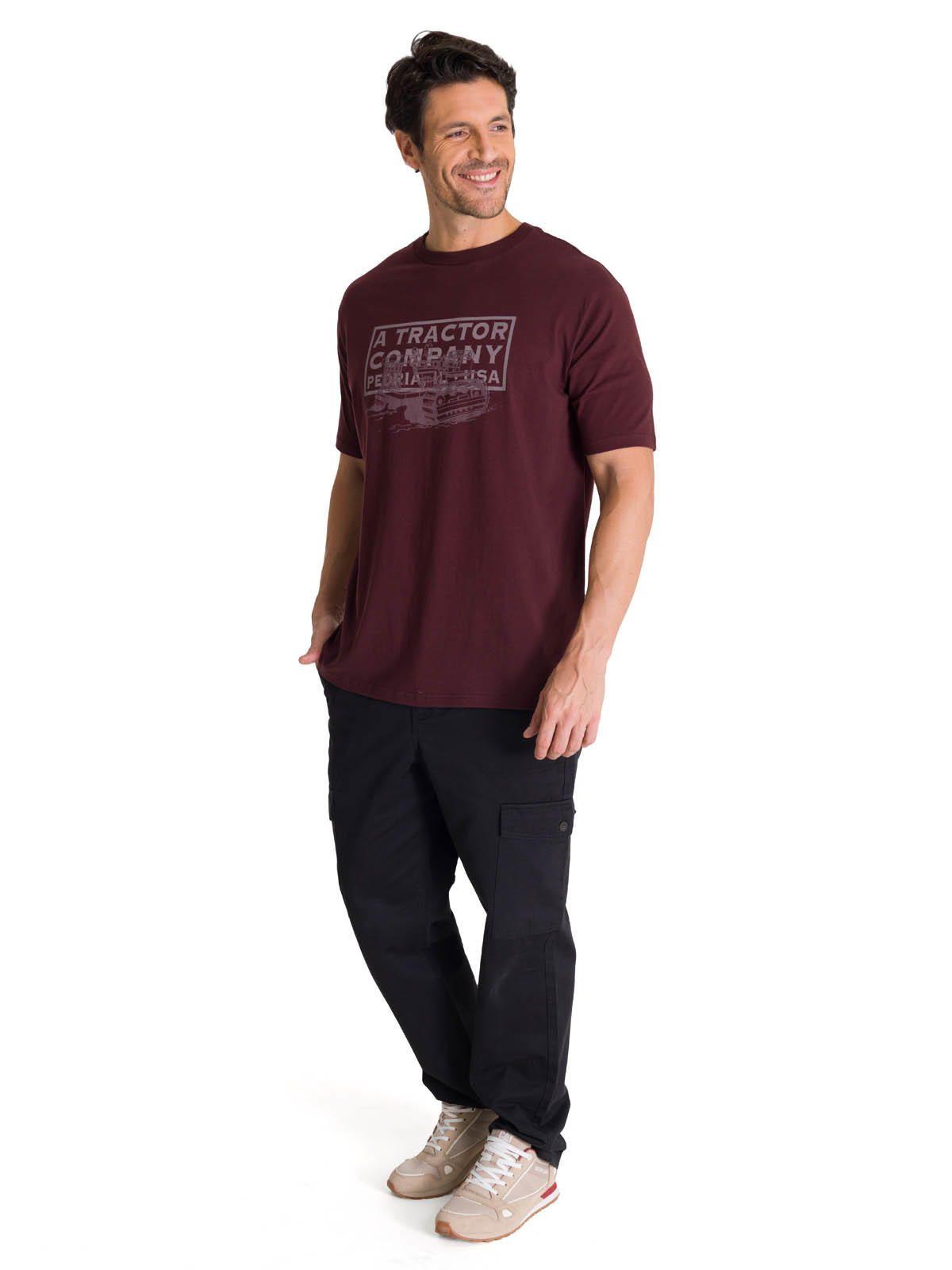 Polera Manga Corta Hombre Heritage Tractor Morado-5