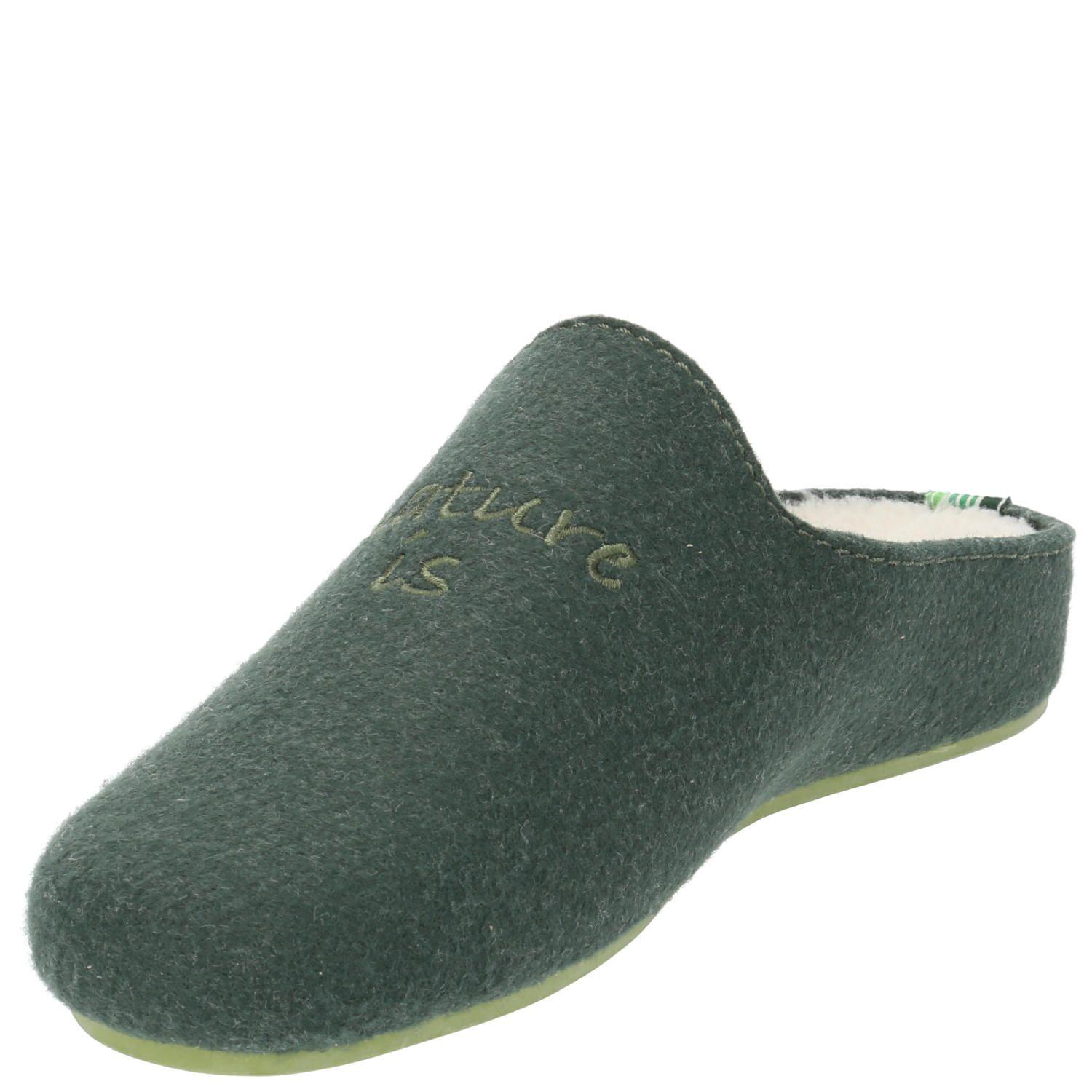 Pantufla Unisex Rkf Slipper Nature Verde-4