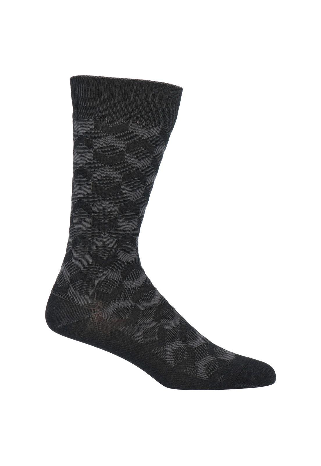 Calcetín Algodón Vestir Victor Negro Hombre-0