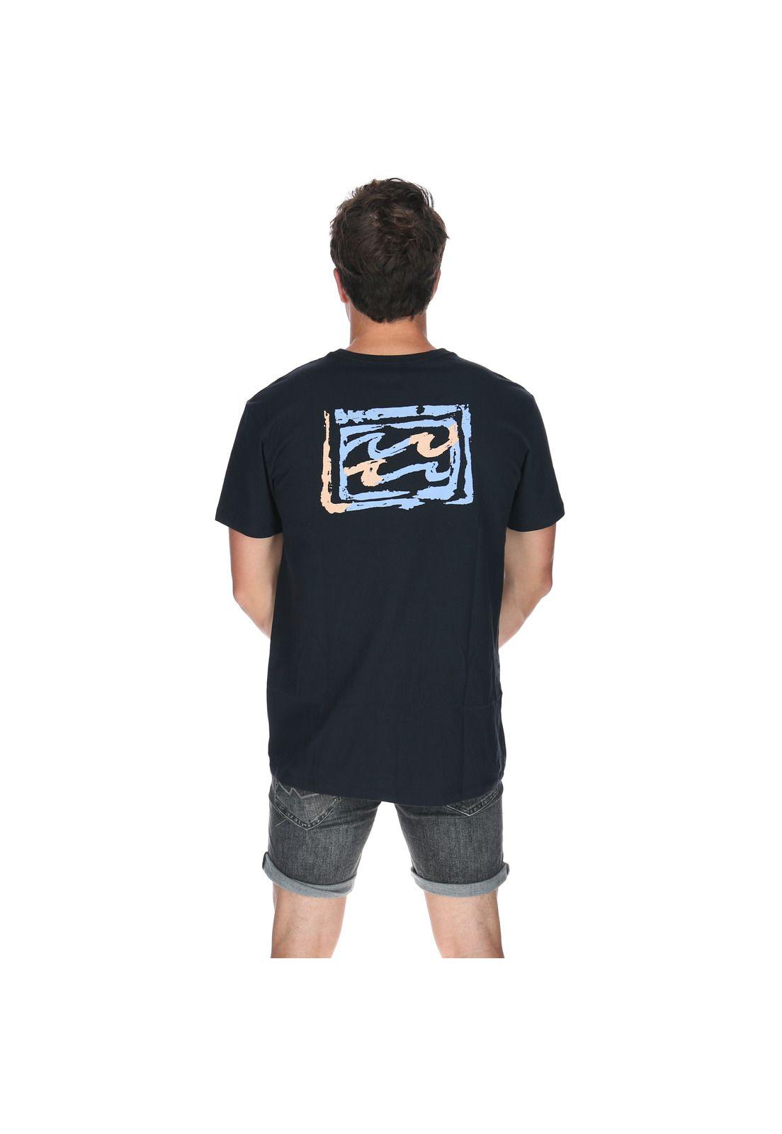 Polera M/C Hombre Crayon Wave Ss Negro-2