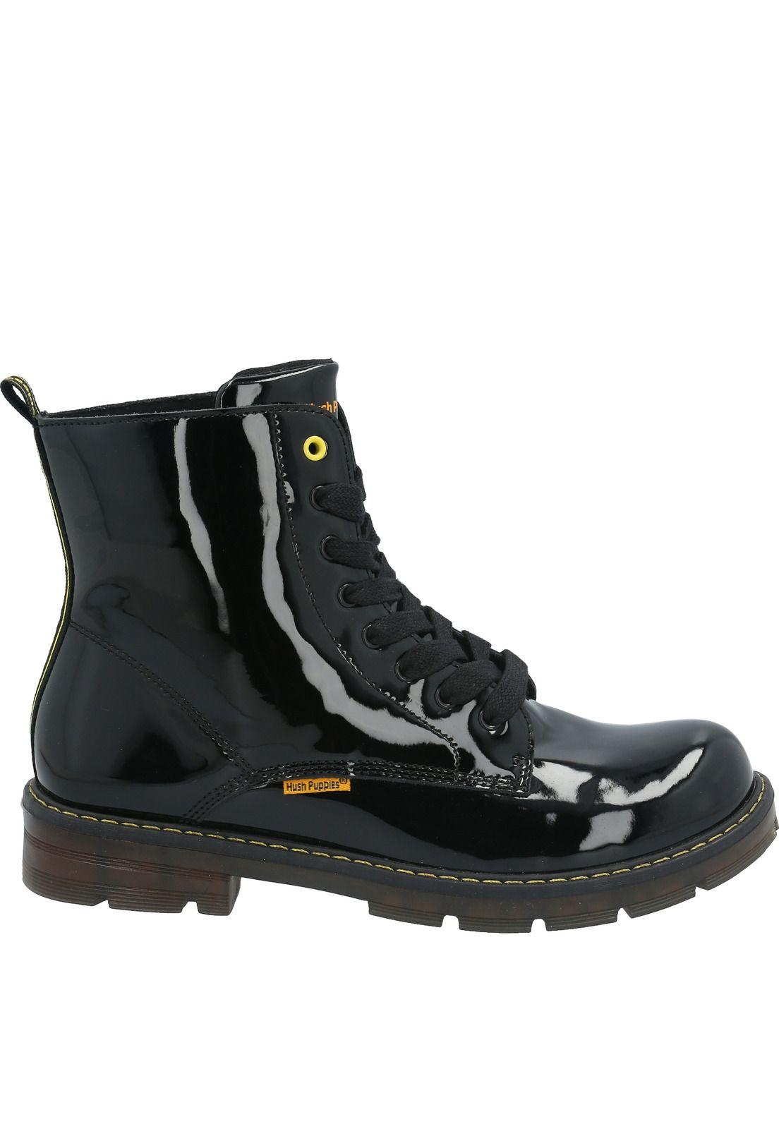 Botin Cuero Mujer Nova Negro-1