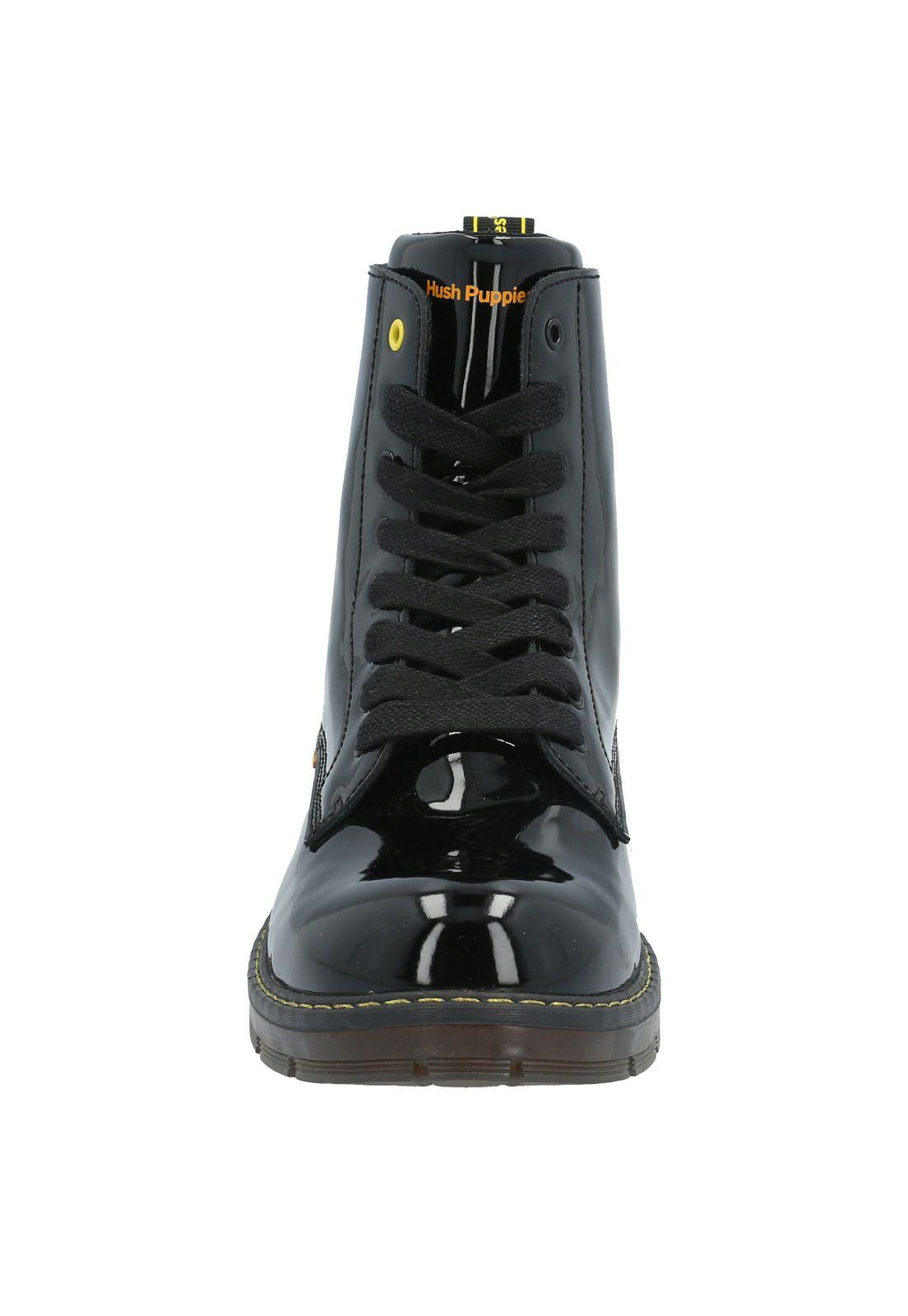 Botin Cuero Mujer Nova Negro-2