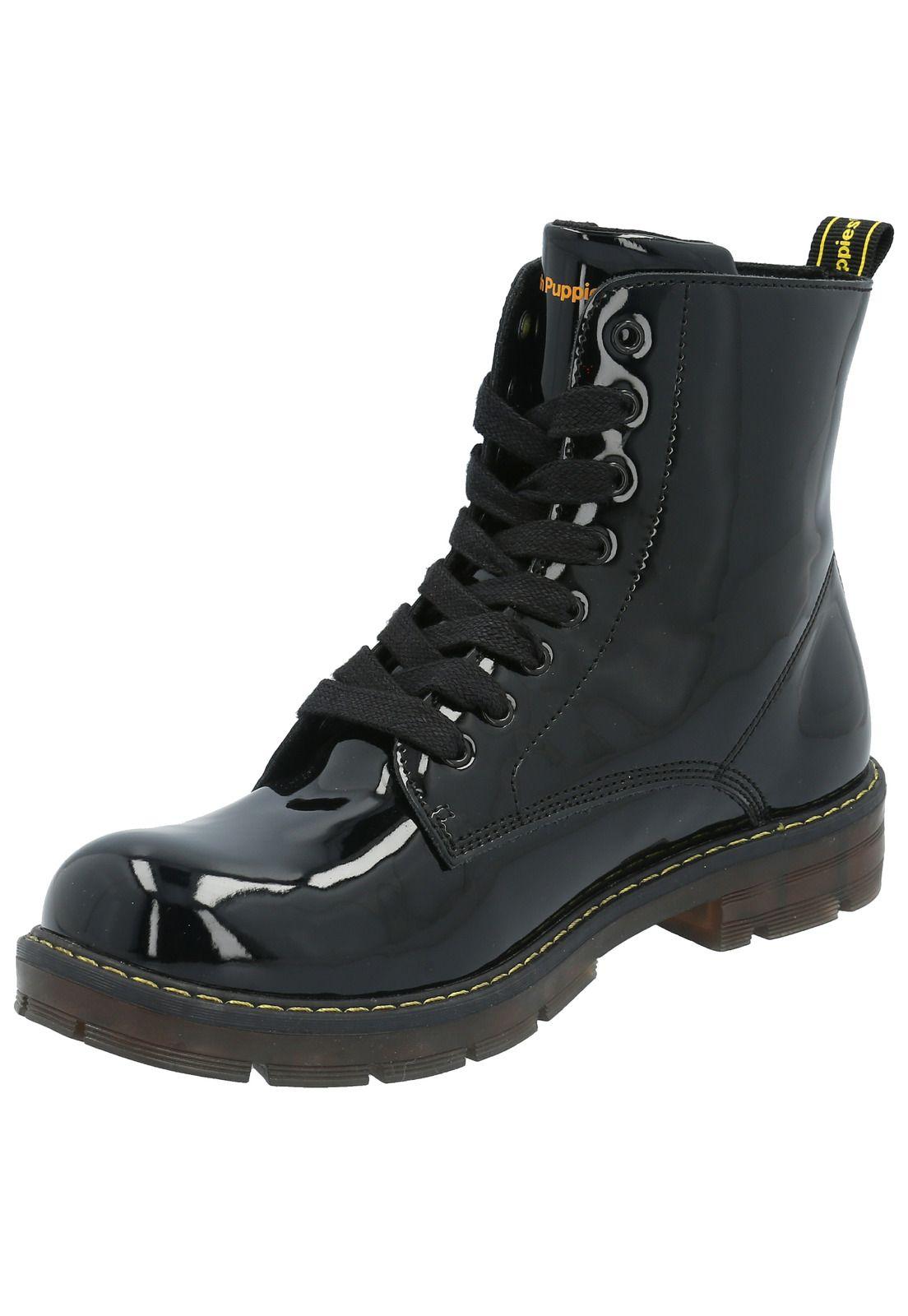 Botin Cuero Mujer Nova Negro-3