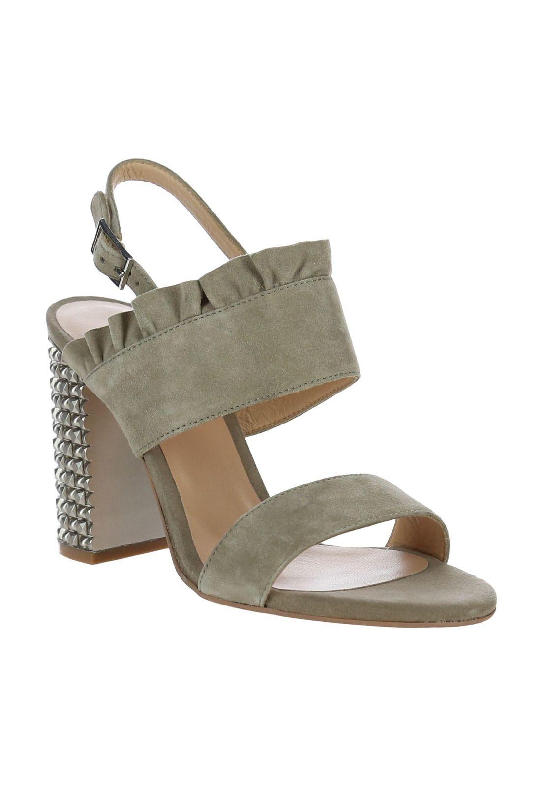 Sandalia Cuero Gradara Verde Claro-0