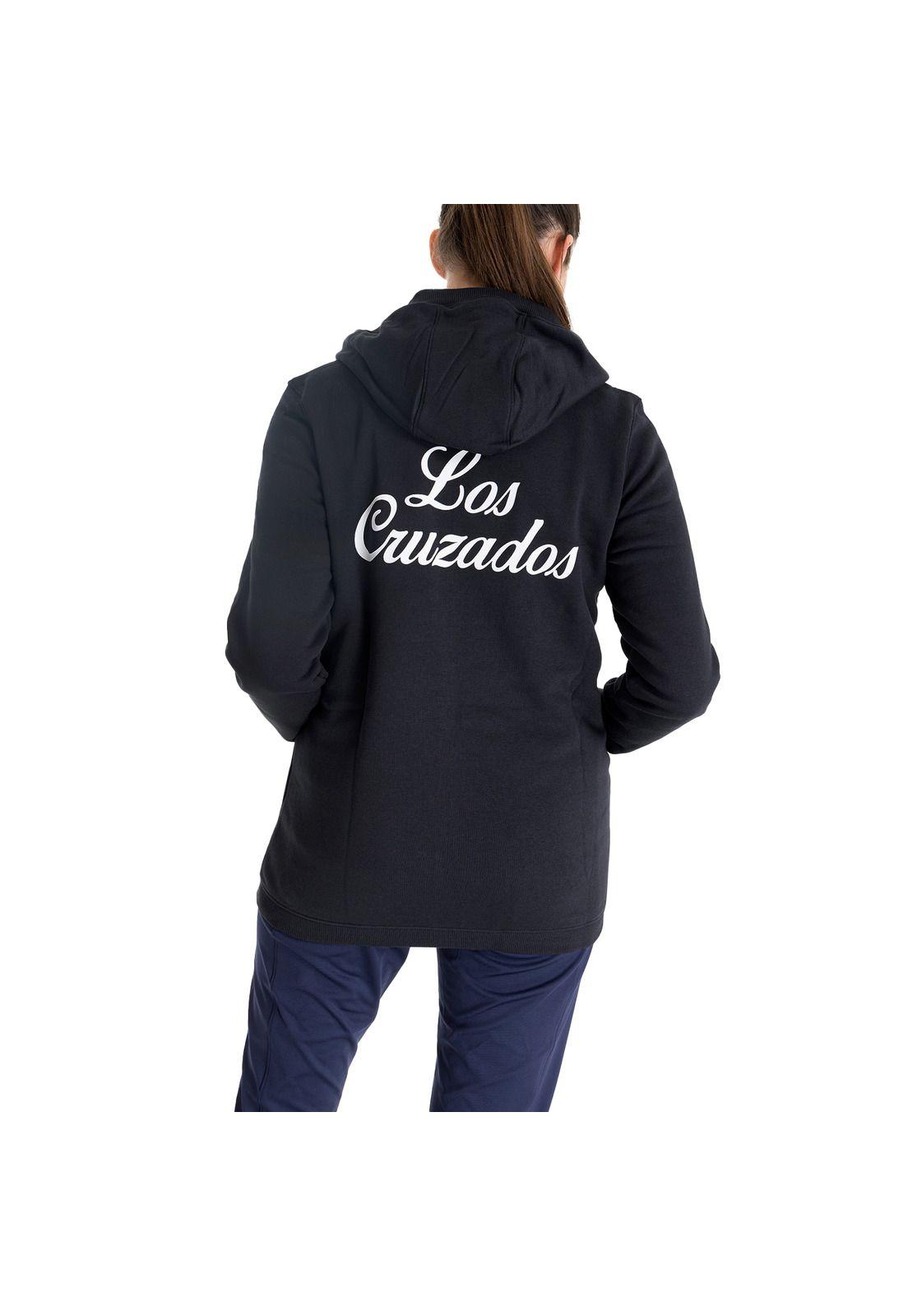 Polerón hoodie UC para mujer negro-2