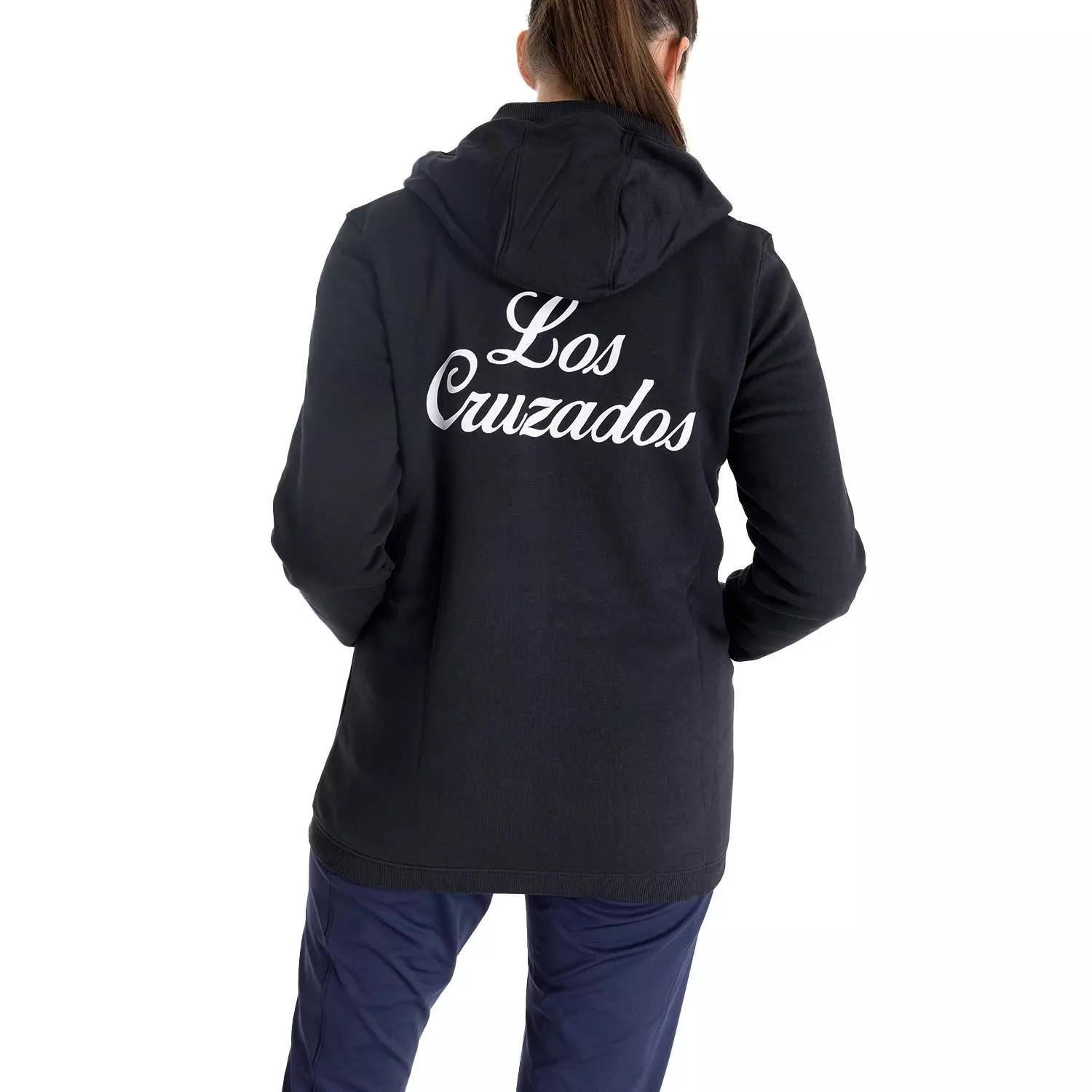 Polerón hoodie UC para mujer negro-2