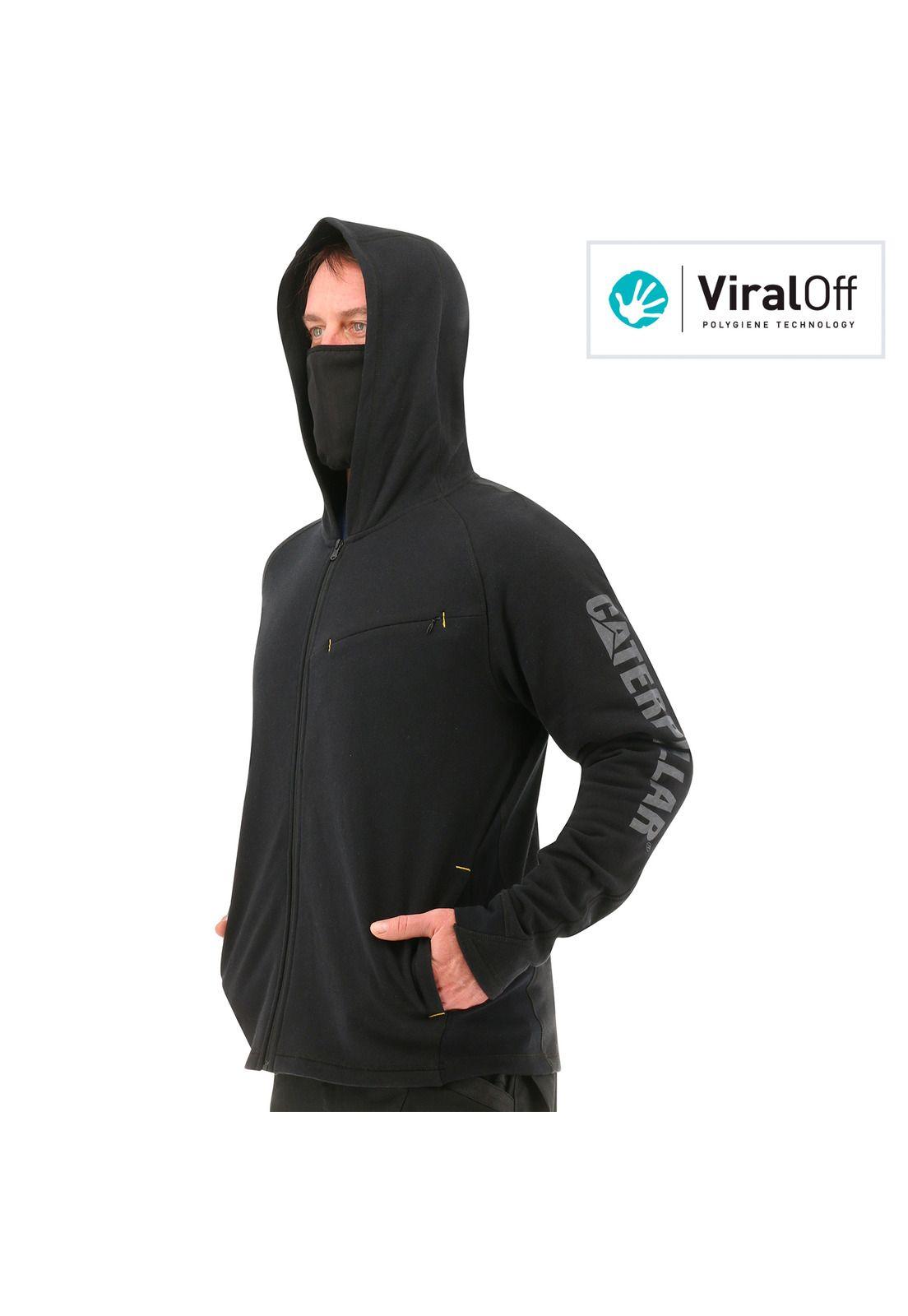 Polerón Hombre Viral Off Hooded Sw Negro-0