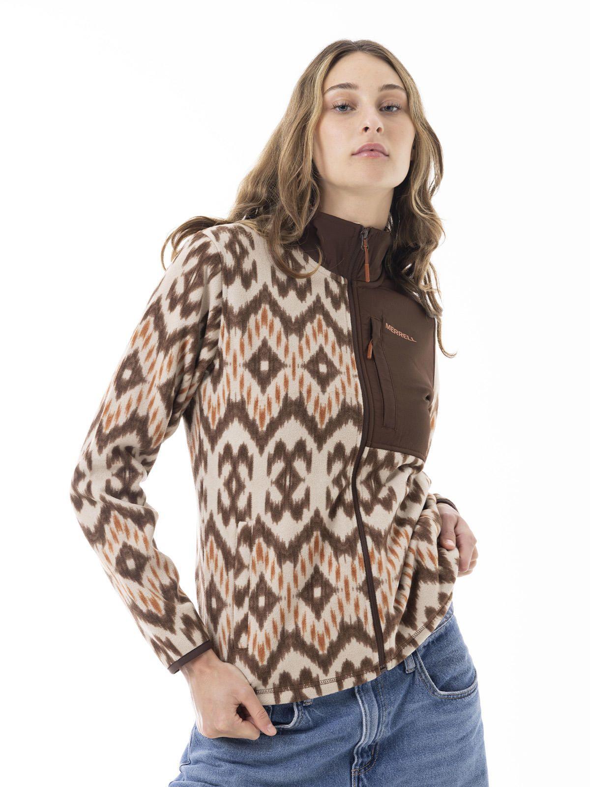 Polar Mujer Thermal Core Full Zipper Beige-0