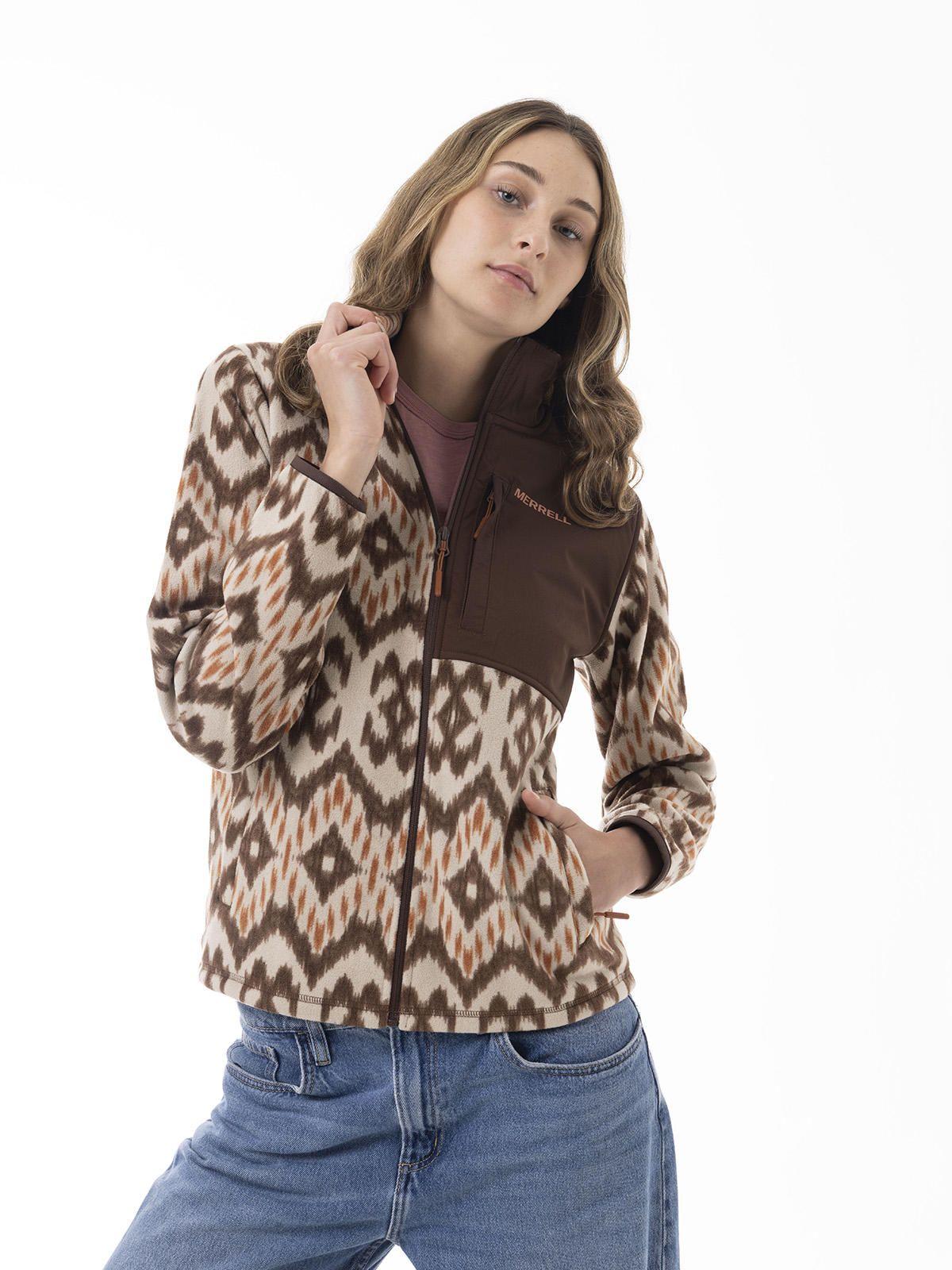 Polar Mujer Thermal Core Full Zipper Beige-3