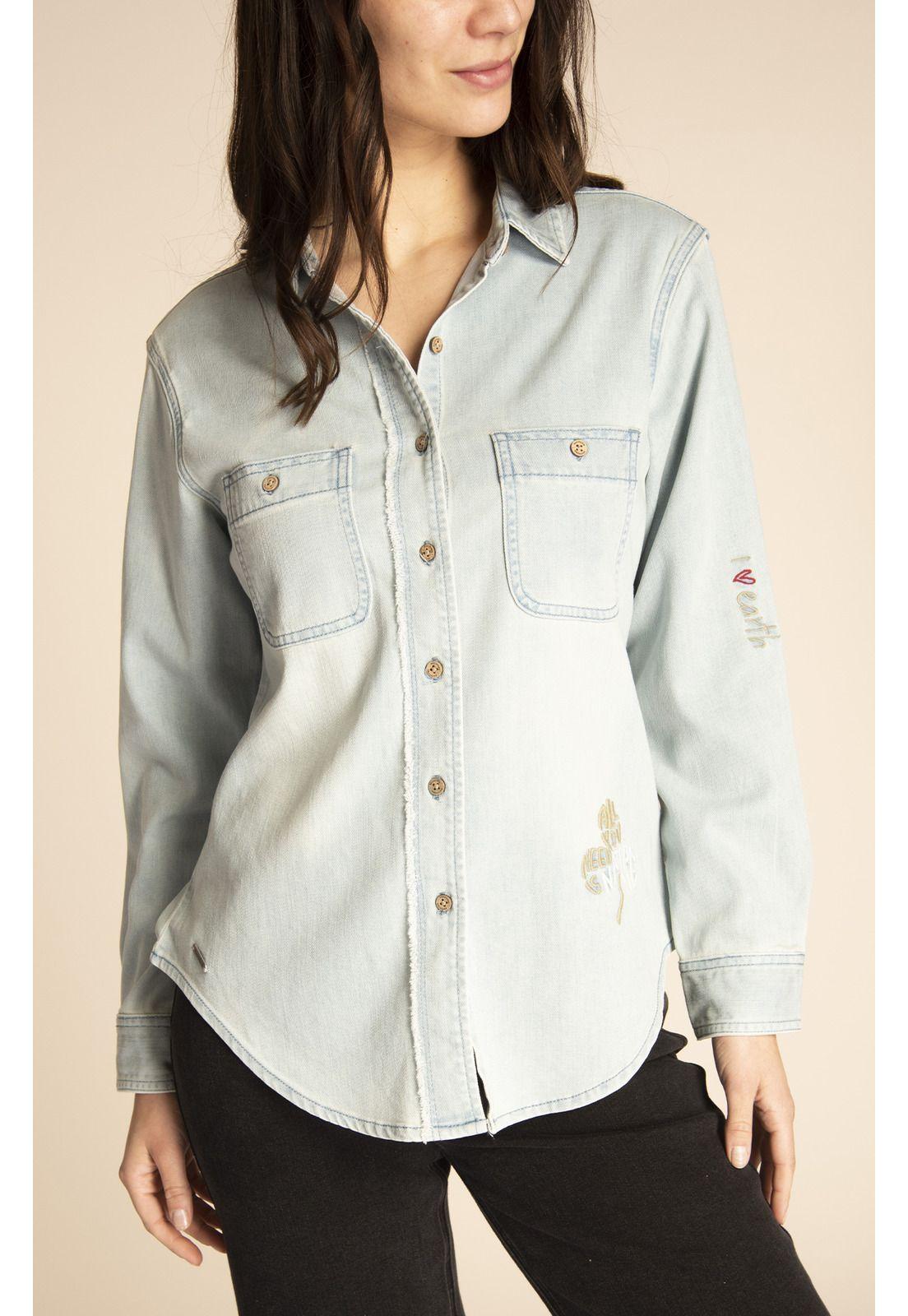 Blusa Mujer Lia Azul-5