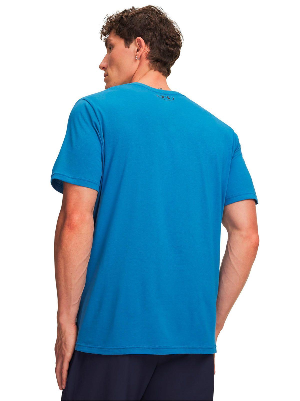 Polera Left Chest Logo azul Hombre-1