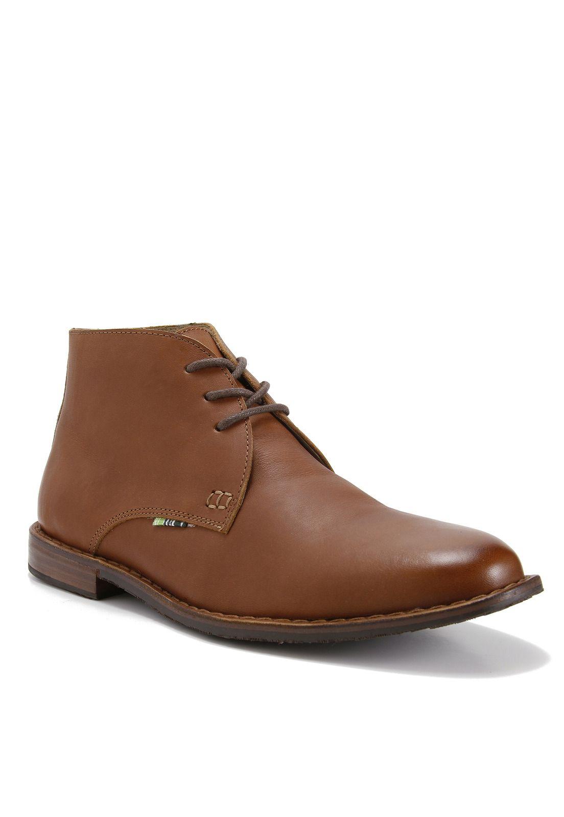Botin Cuero Smith I Café Hombre-0