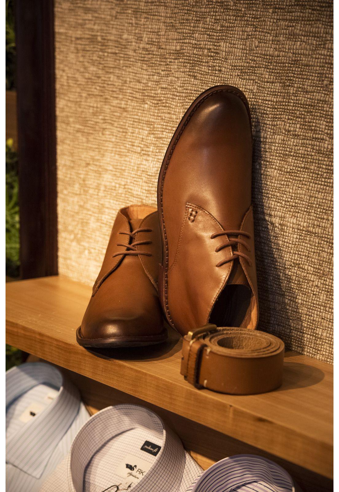 Botin Cuero Smith I Café Hombre-2