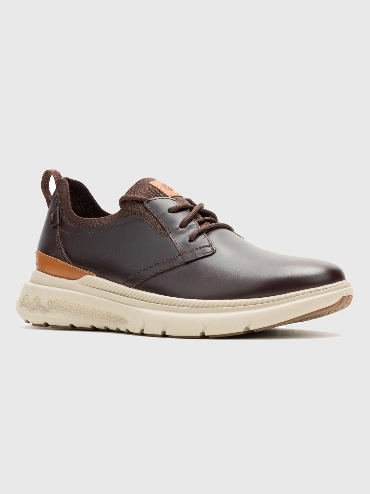 Zapato Cuero Hombre Excel Laceup Café-0