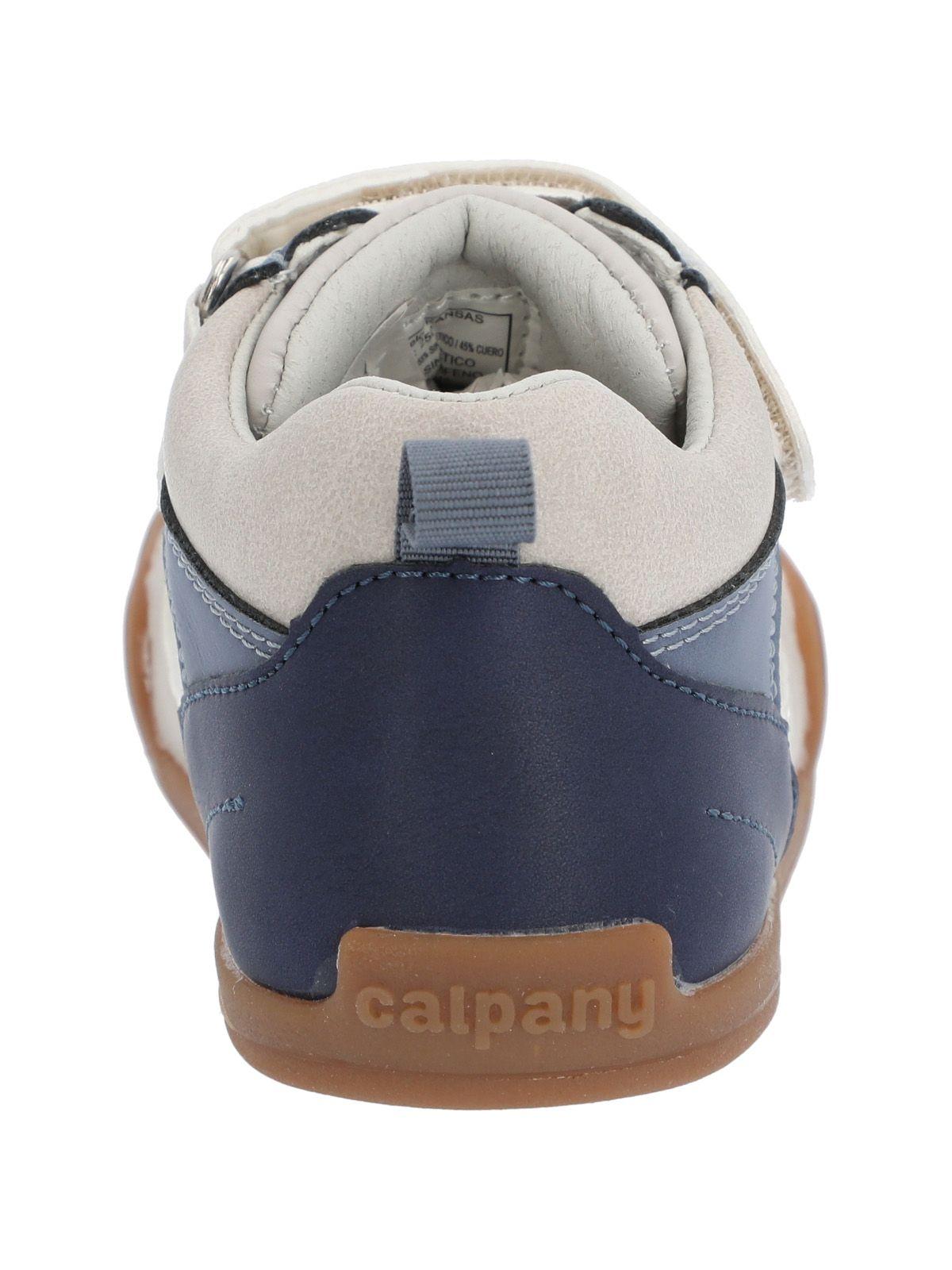 Zapatilla Cuero Ergonómica Nino Kansas Gris Claro-8