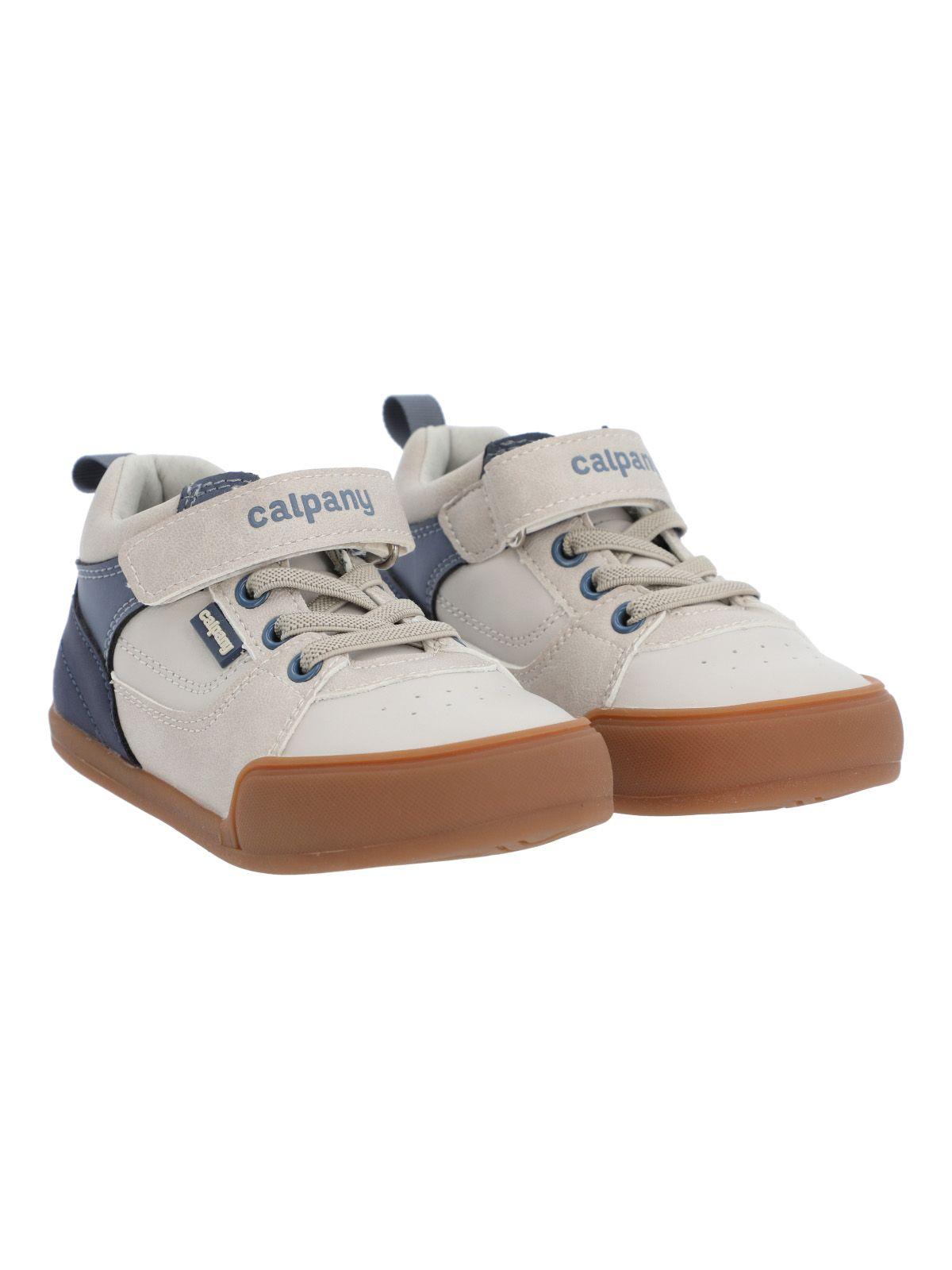 Zapatilla Cuero Ergonómica Nino Kansas Gris Claro-9