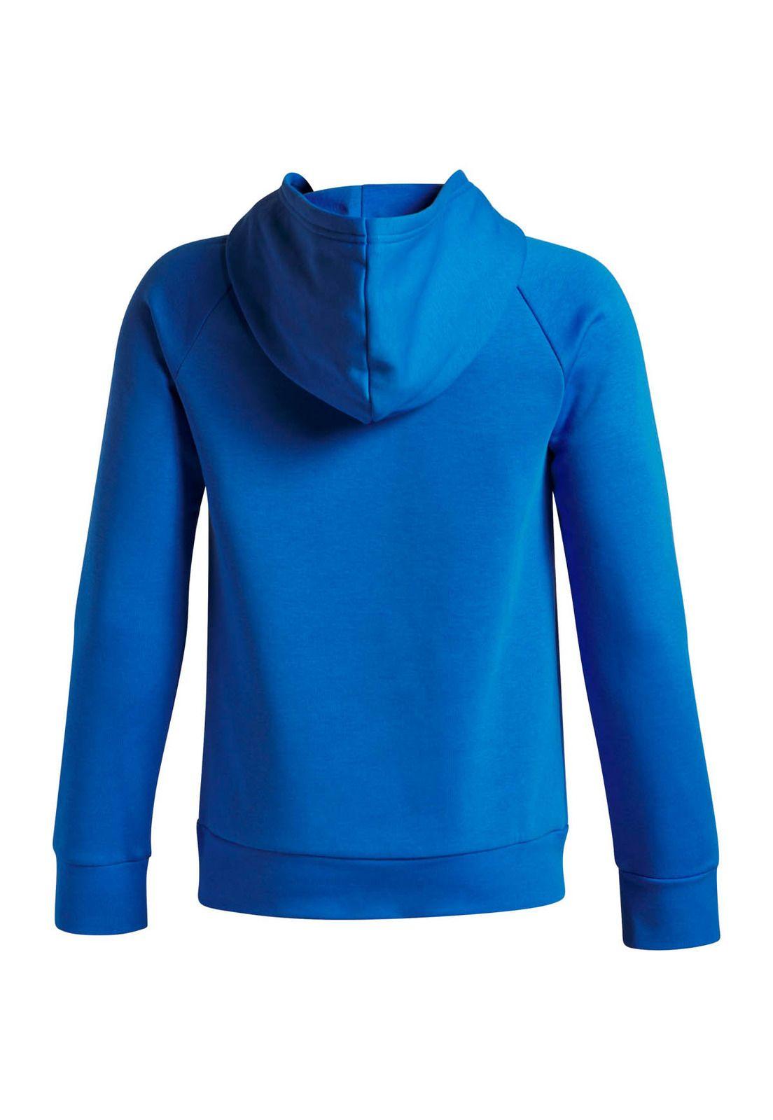 Polerón Lifestyle  niño Rival Fleece Big Logo azul -1